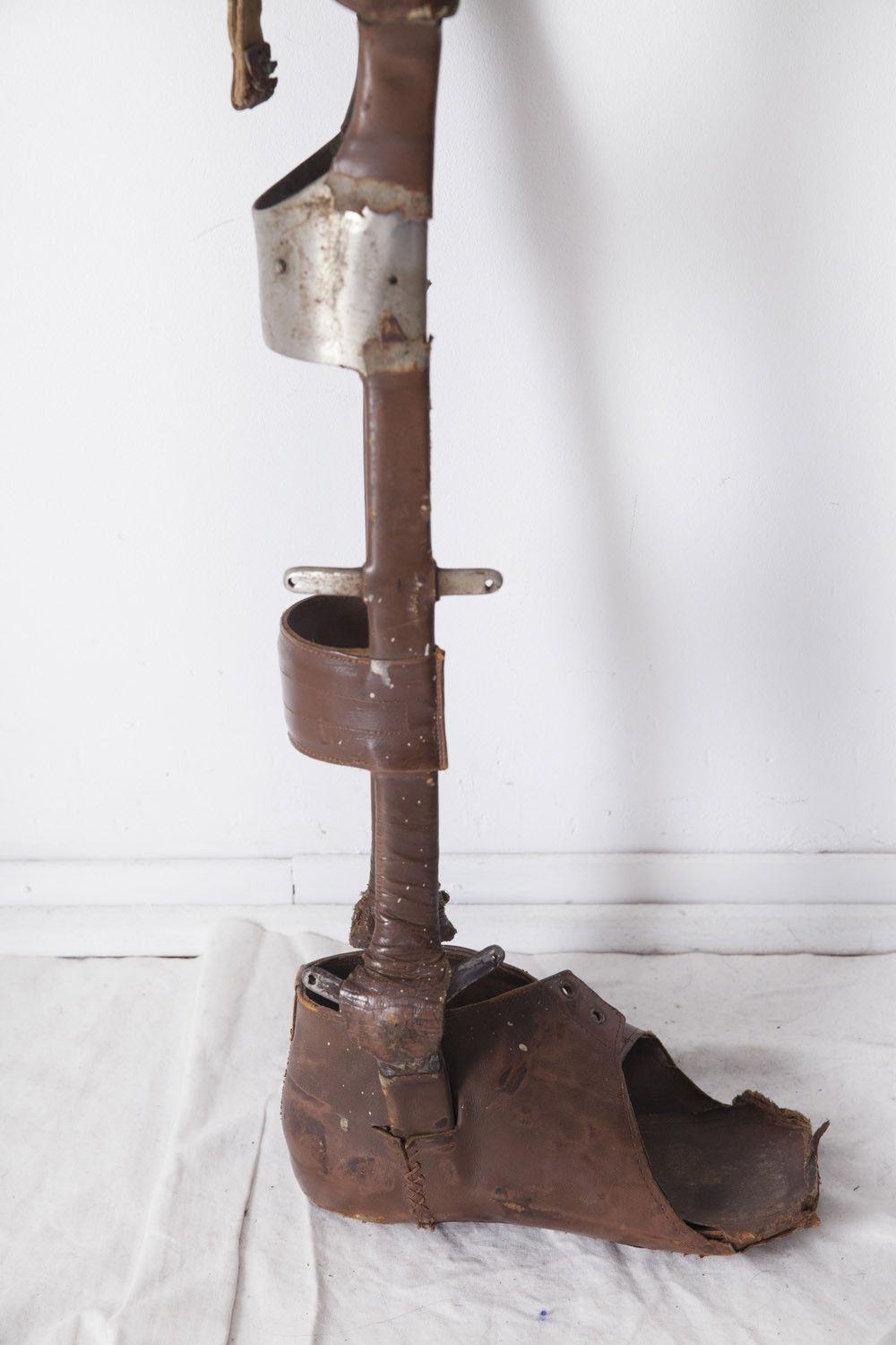 Vintage Antique early XXth leg brace Size US 30 / EU 46 - 3 Thumbnail