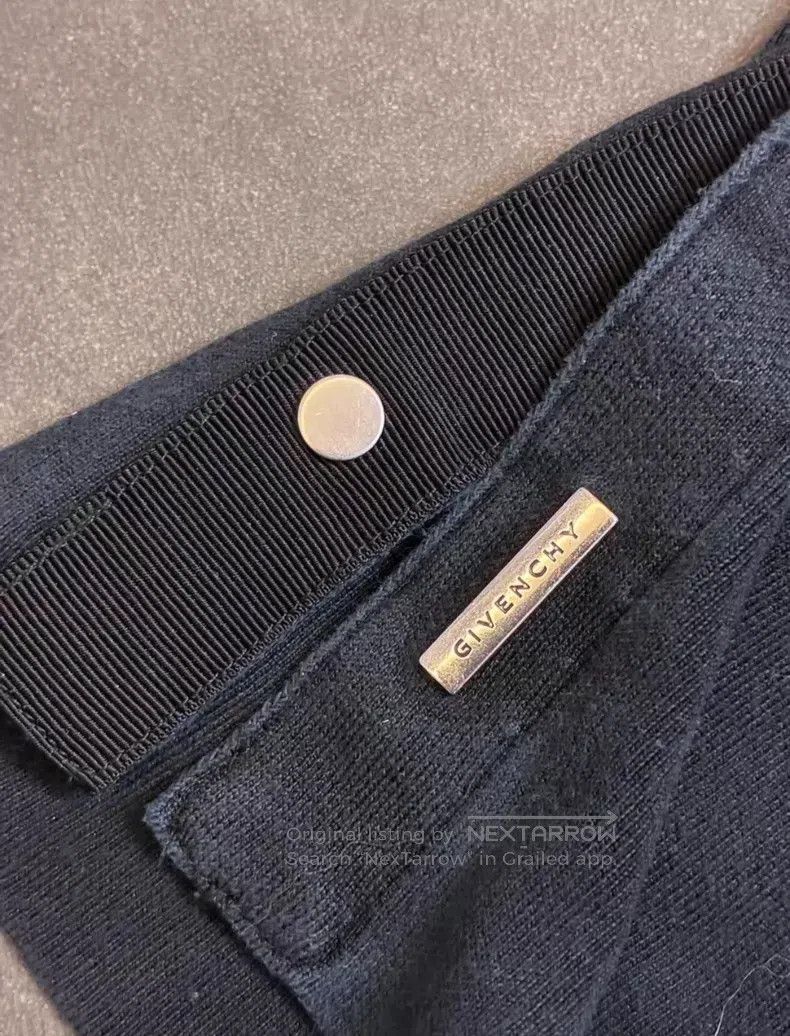 Givenchy Givenchy size XS Black Mulberry Silk Patchwork Metal Embro Size US 27 - 2 Thumbnail
