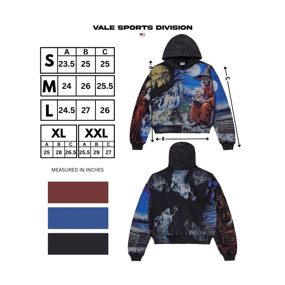 Vale Vale Forever Zip Up Ether Valley Dreams size XXL Size US XXL / EU 58 / 5 - 3 Thumbnail
