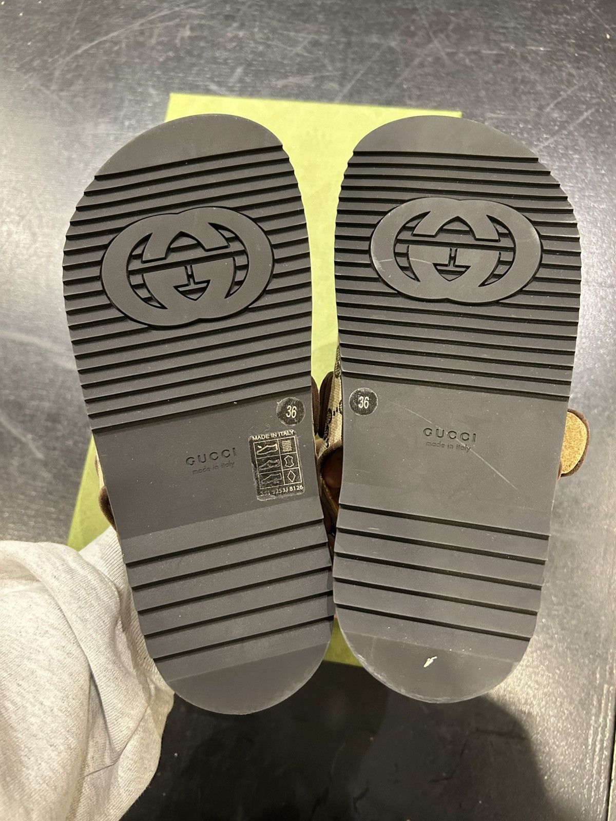 Gucci Gucci Monogram Sandals Size US 6 / IT 36 - 5 Thumbnail