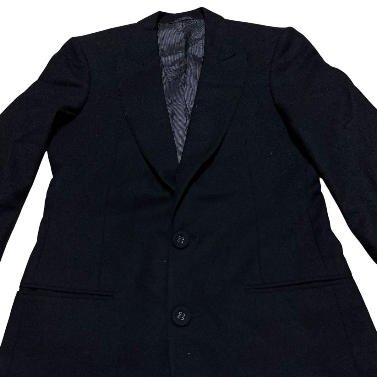 Balenciaga Balenciaga Paris Black Minimalist Blazer Size 36R - 3 Thumbnail