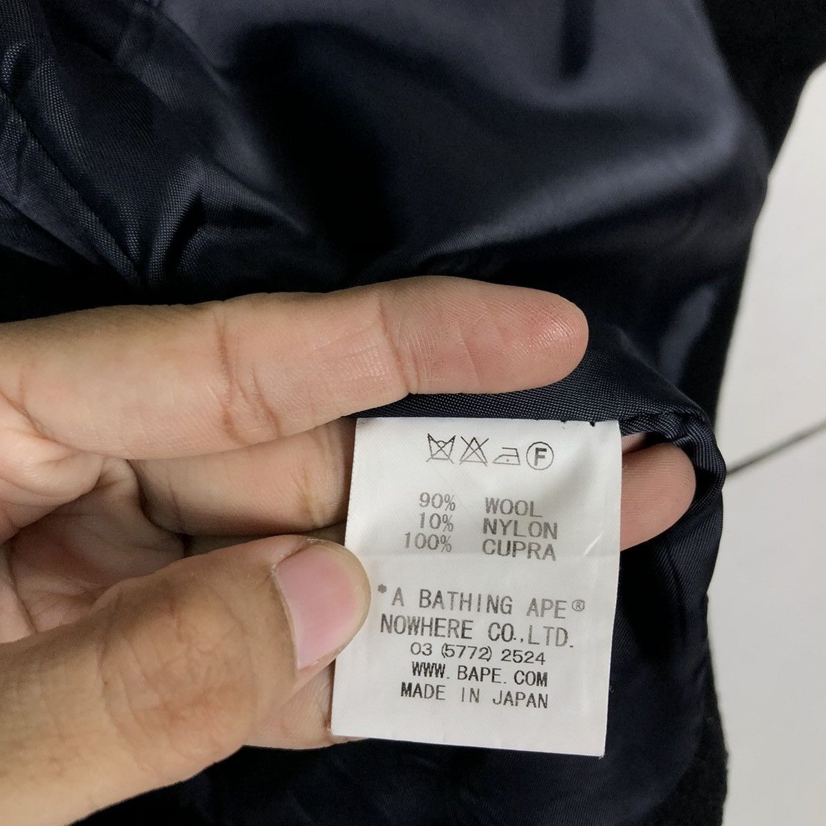 Bape 🔥VINTAGE WOOL A BATHING APE IN LUKEWARM WATER SPELL OUT Size US S / EU 44-46 / 1 - 23 Thumbnail
