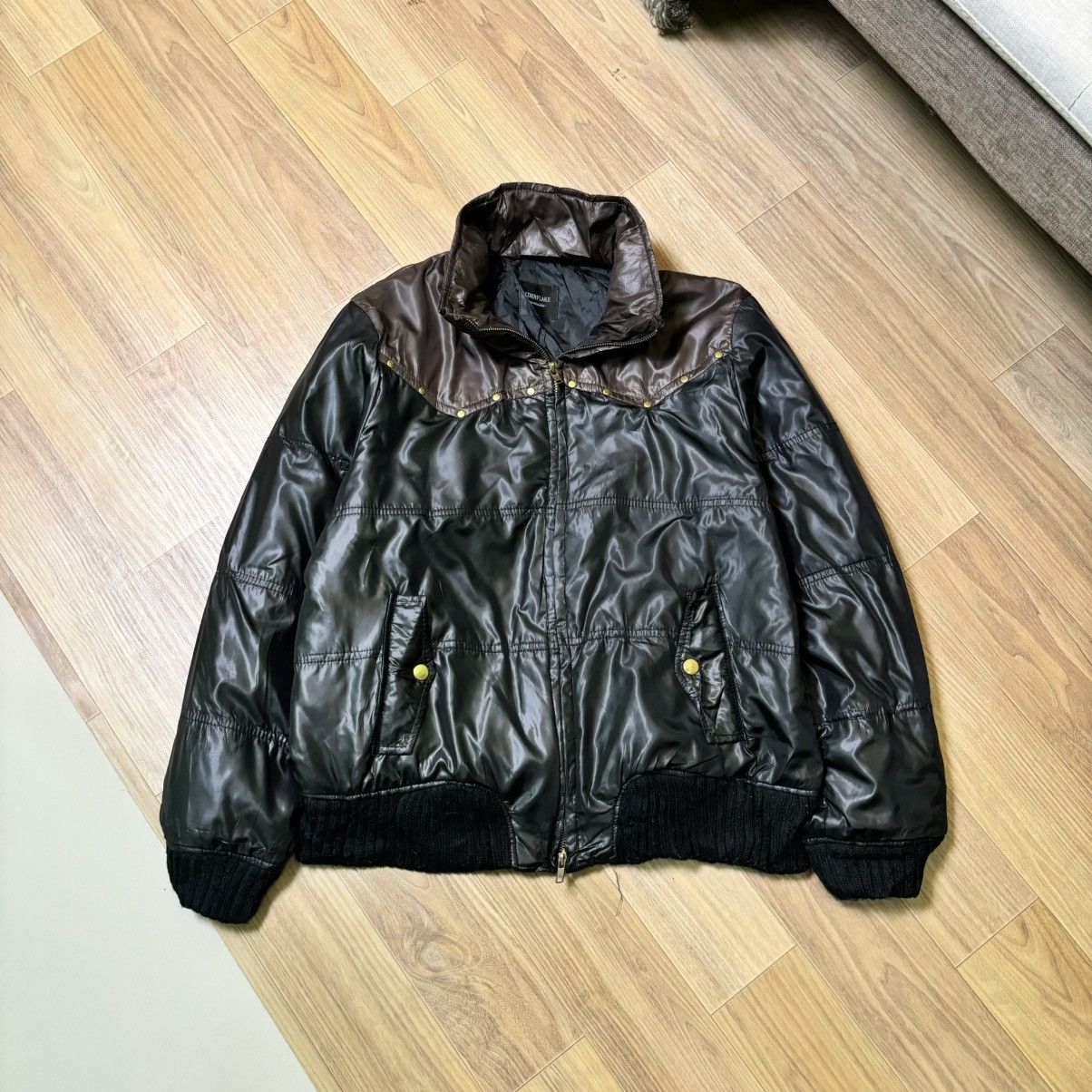 14th Addiction × If Six Was Nine × Le Grande Bleu (L.G.B.) CornFlake Ifsixwasnine LGB Style fur jacket Vtg Y2K japan Size US M / EU 48-50 / 2 - 3 Thumbnail