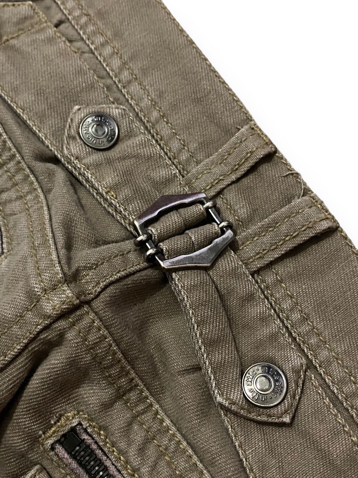 In The Attic In The Attic Japan Multipocket Beige Buckleback Button Denim Size US 32 / EU 48 - 12 Thumbnail