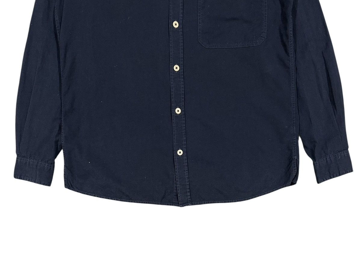 Margaret Howell MHL Margaret Howell Navy Blue Cotton Button Ups Shirt Size US S / EU 44-46 / 1 - 4 Thumbnail
