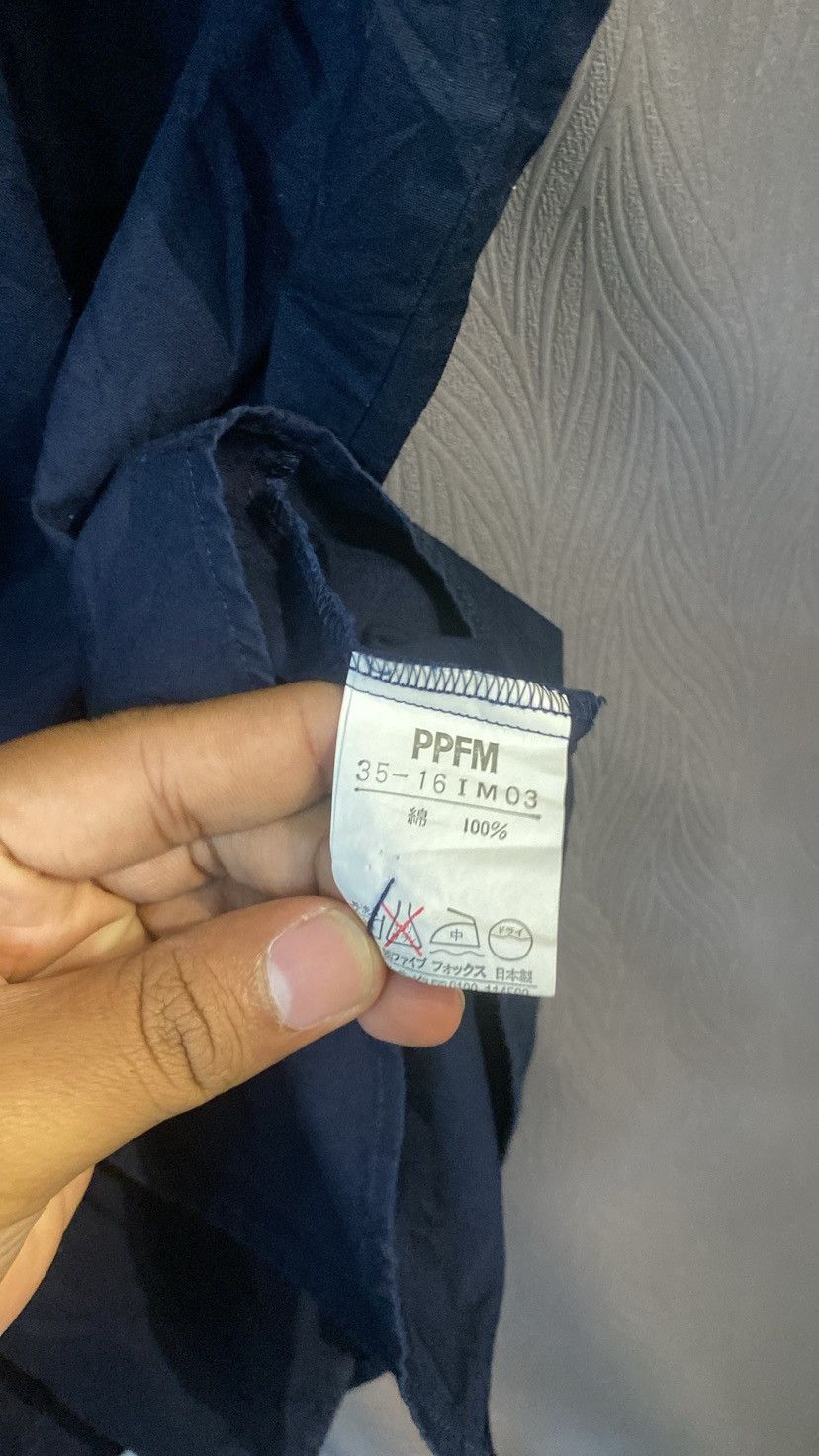 Japanese Brand ‼️NEED GONE‼️PPFM Shirt Button Up Dark Blue Small Size US S / EU 44-46 / 1 - 4 Thumbnail