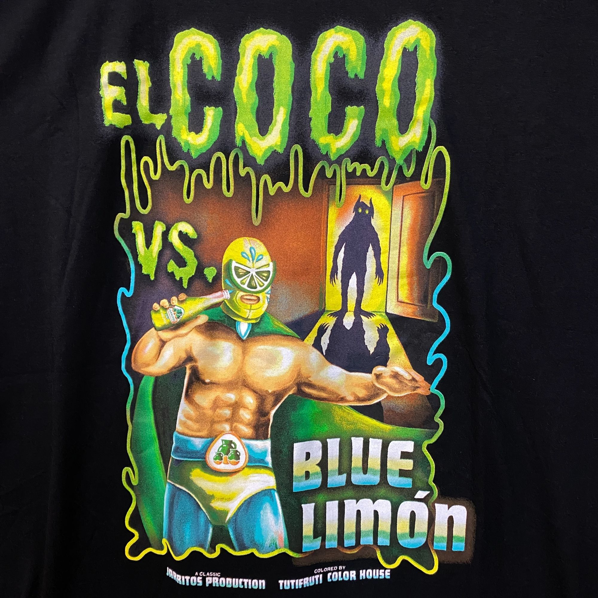 Other Jarritos Soda El Coco vs Blue Limon Luchador Fight T-Shirt 2 Size US XXL / EU 58 / 5 - 2 Thumbnail
