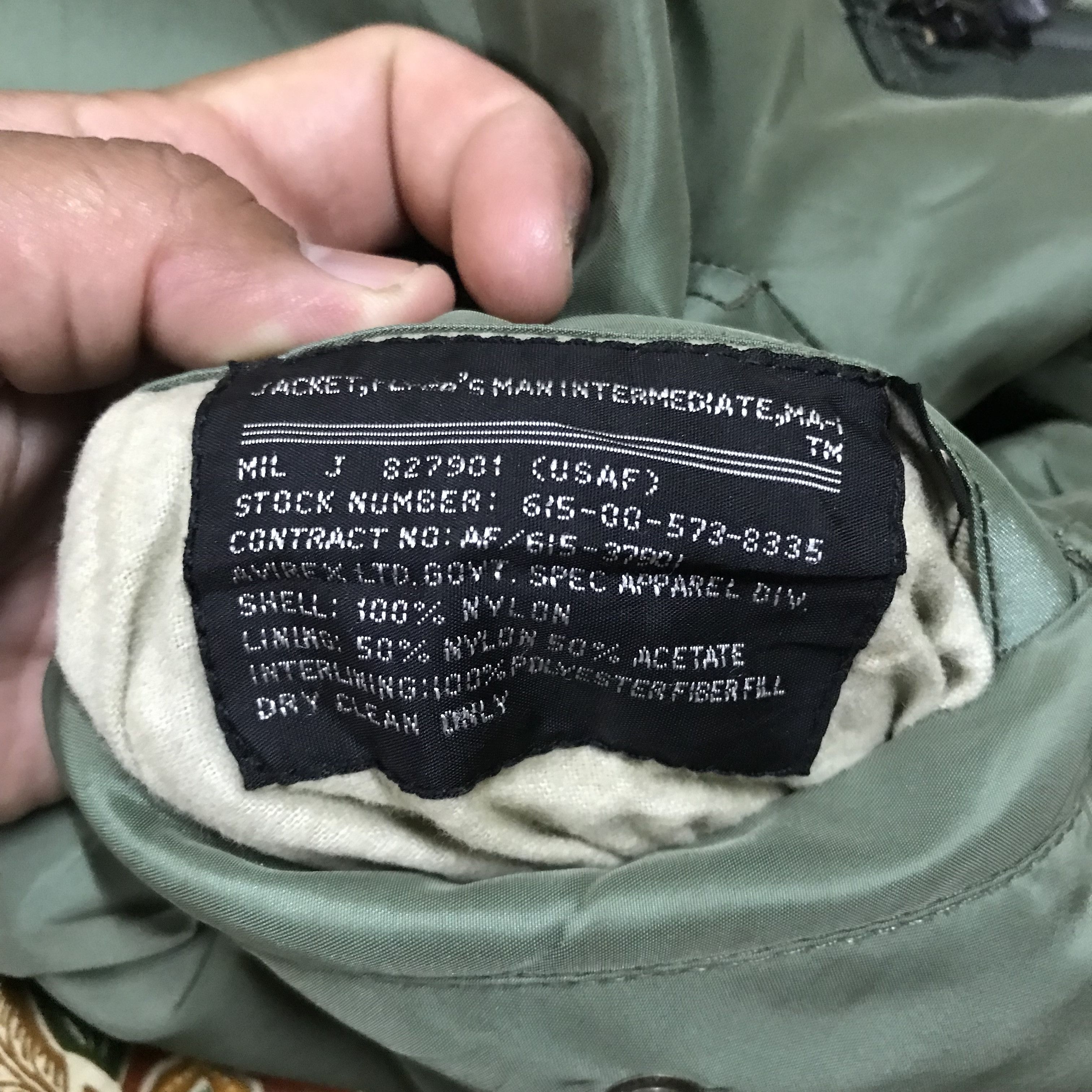 Vintage Avirex Ltd USAF Bomber Jacket Ma1 J827901