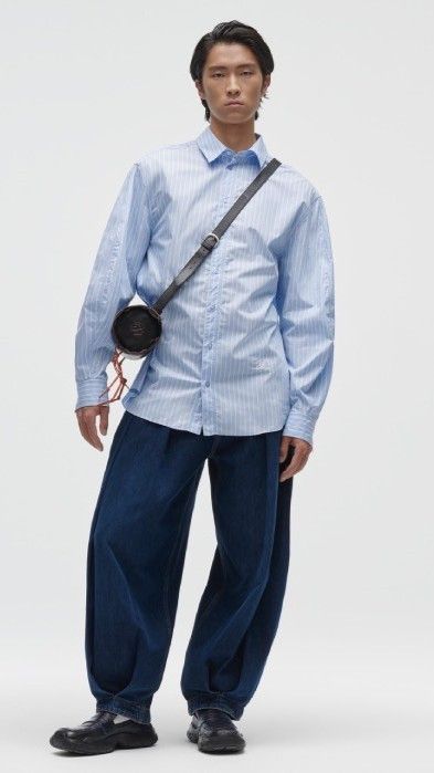 Ader Error × Zara Zara x Ader Error Striped Poplin Shirt Stripe Size US M / EU 48-50 / 2 - 1 Thumbnail