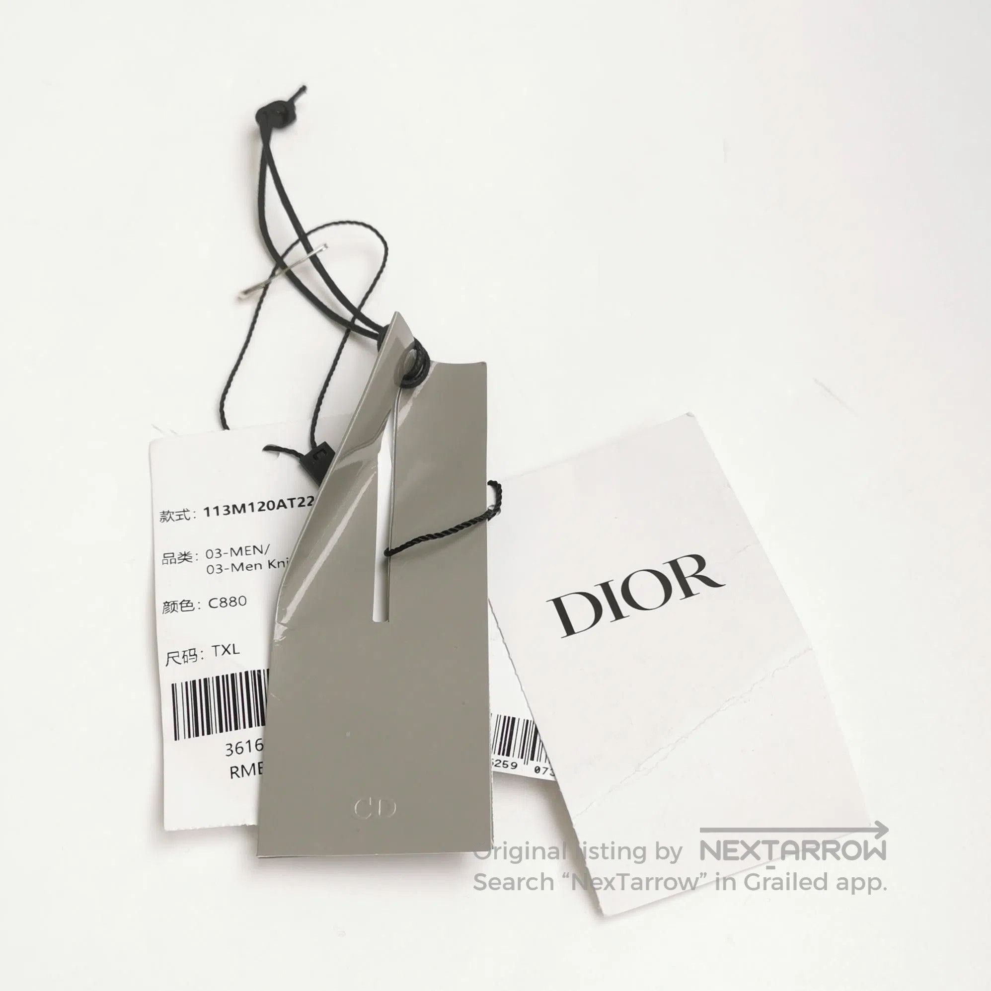 Celine Dior Gray Cotton Sweatpants XL. Size US 40 / EU 56 - 1 Thumbnail