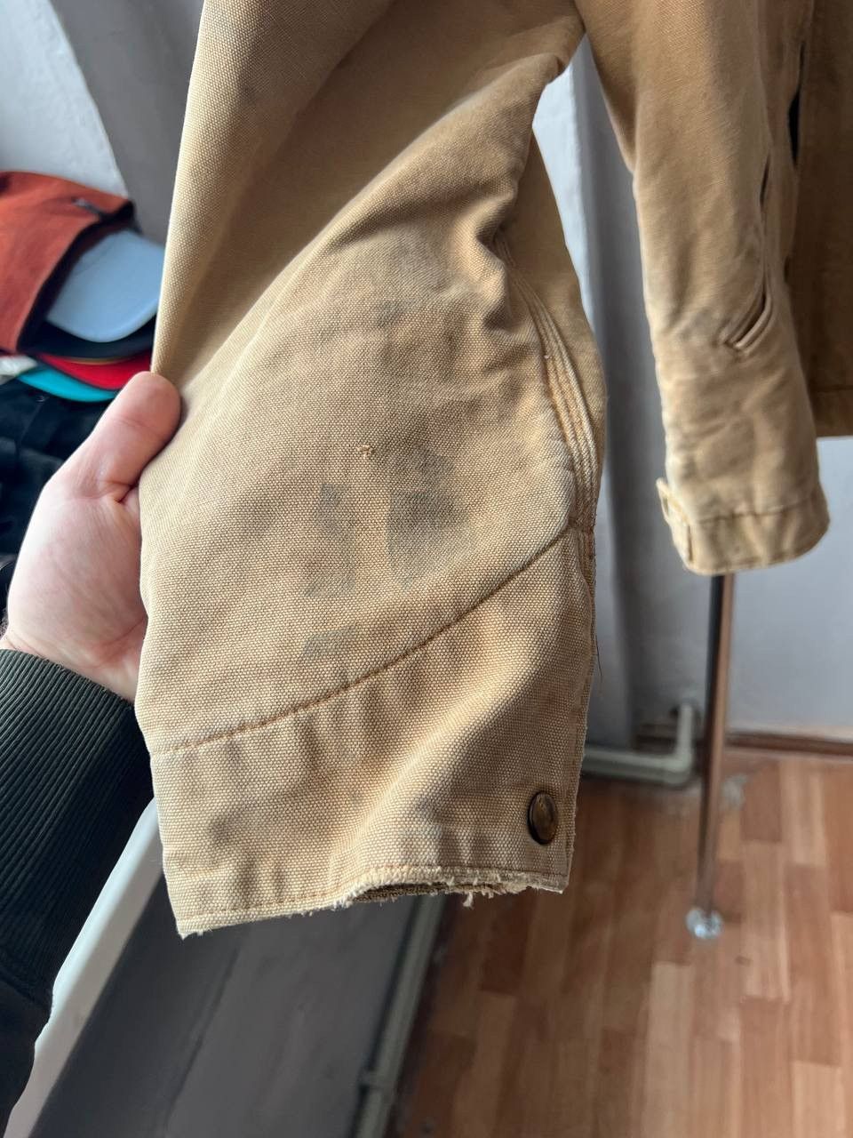 Carhartt 90’S CARHARTT TRASHED DETROID AMERICAN ICONIC JACKET COAT 42 Size US M / EU 48-50 / 2 - 5 Thumbnail