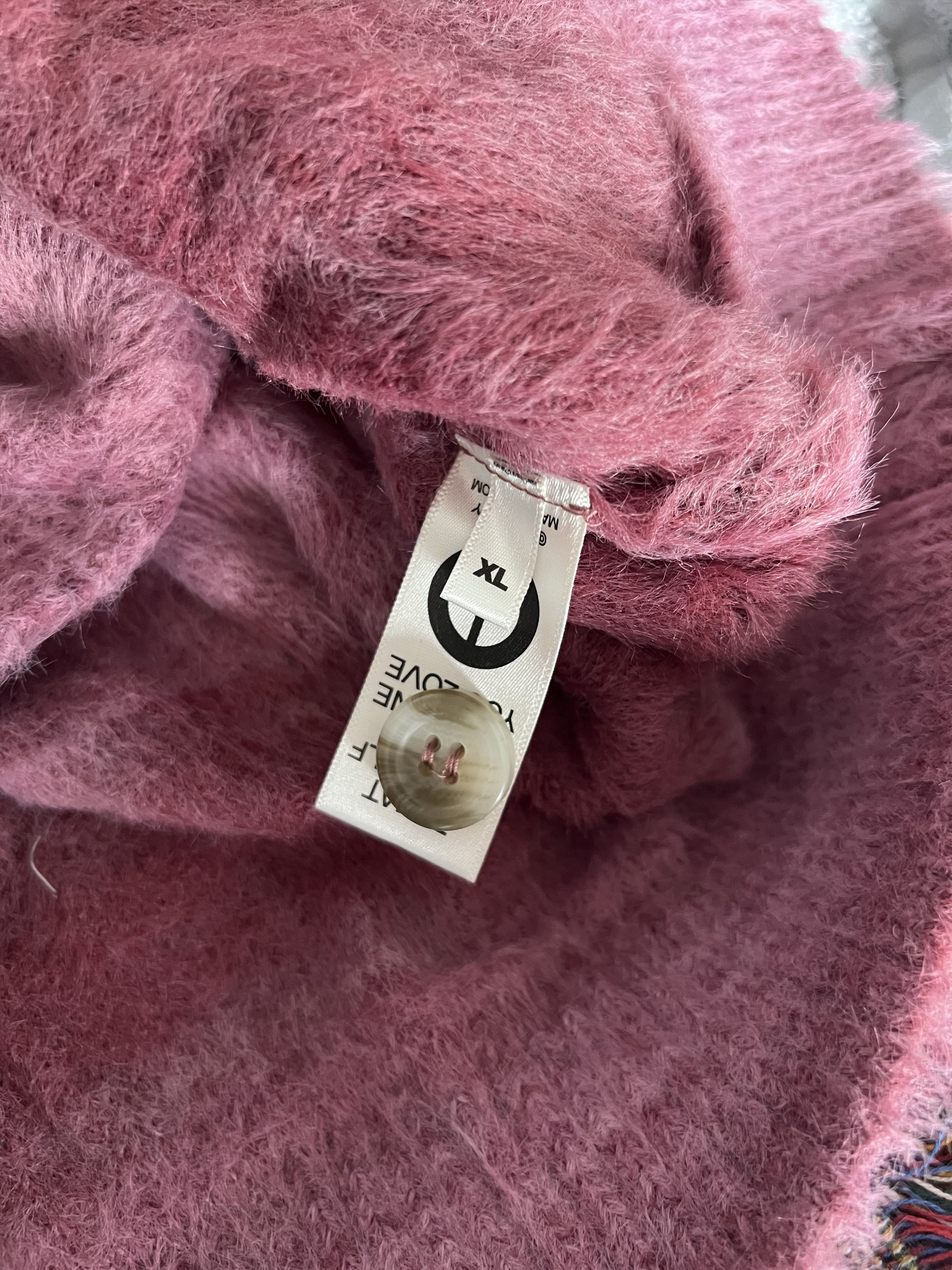 Madhappy Madhappy Fall Fuzzy Knit Cardigan in Spirit Red Size US XL / EU 56 / 4 - 9 Thumbnail