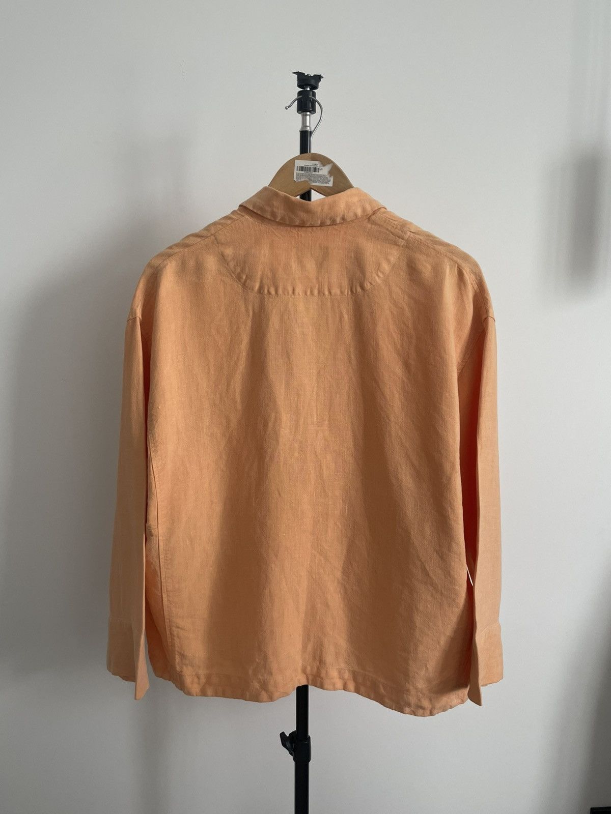 OSKA Oska Linen 100% Blazer Jacket Coral Size L / US 10 / IT 46 - 3 Thumbnail