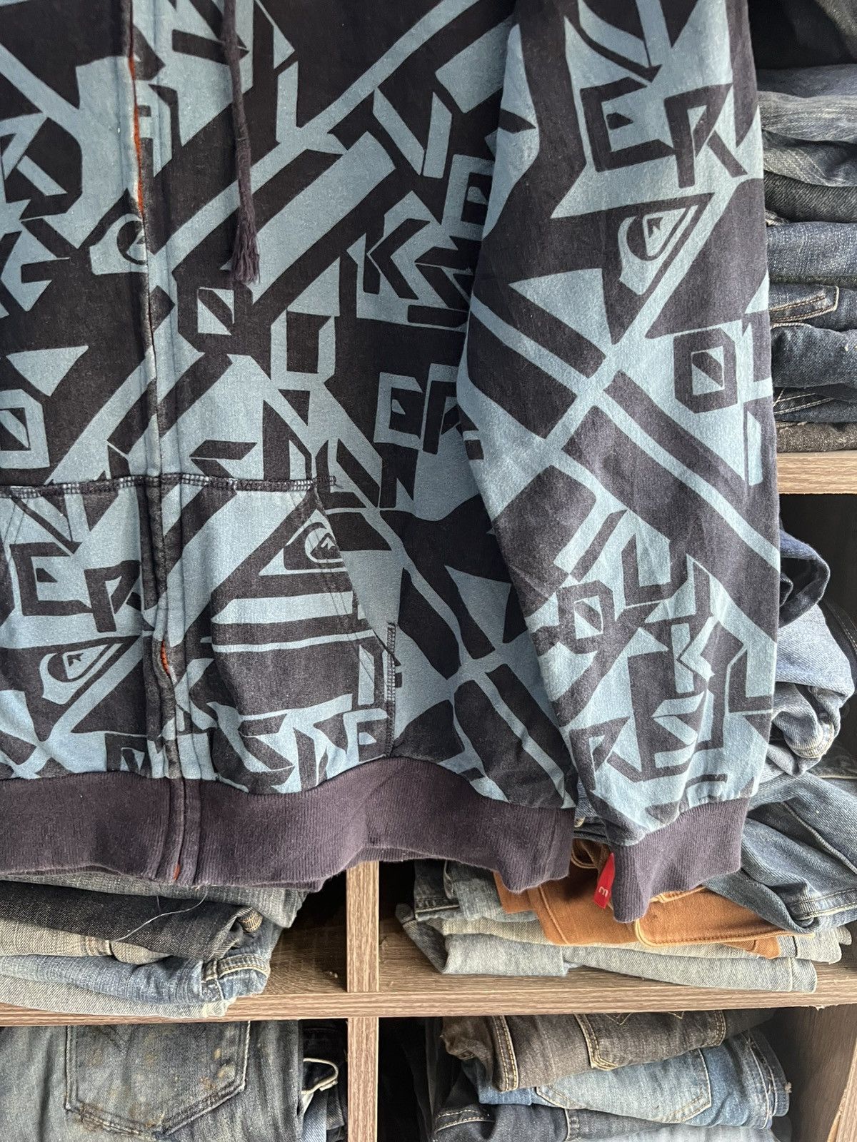 Quiksilver 🔥Quiksilver Fullprinted Zipper Hoodie Size US M / EU 48-50 / 2 - 7 Thumbnail