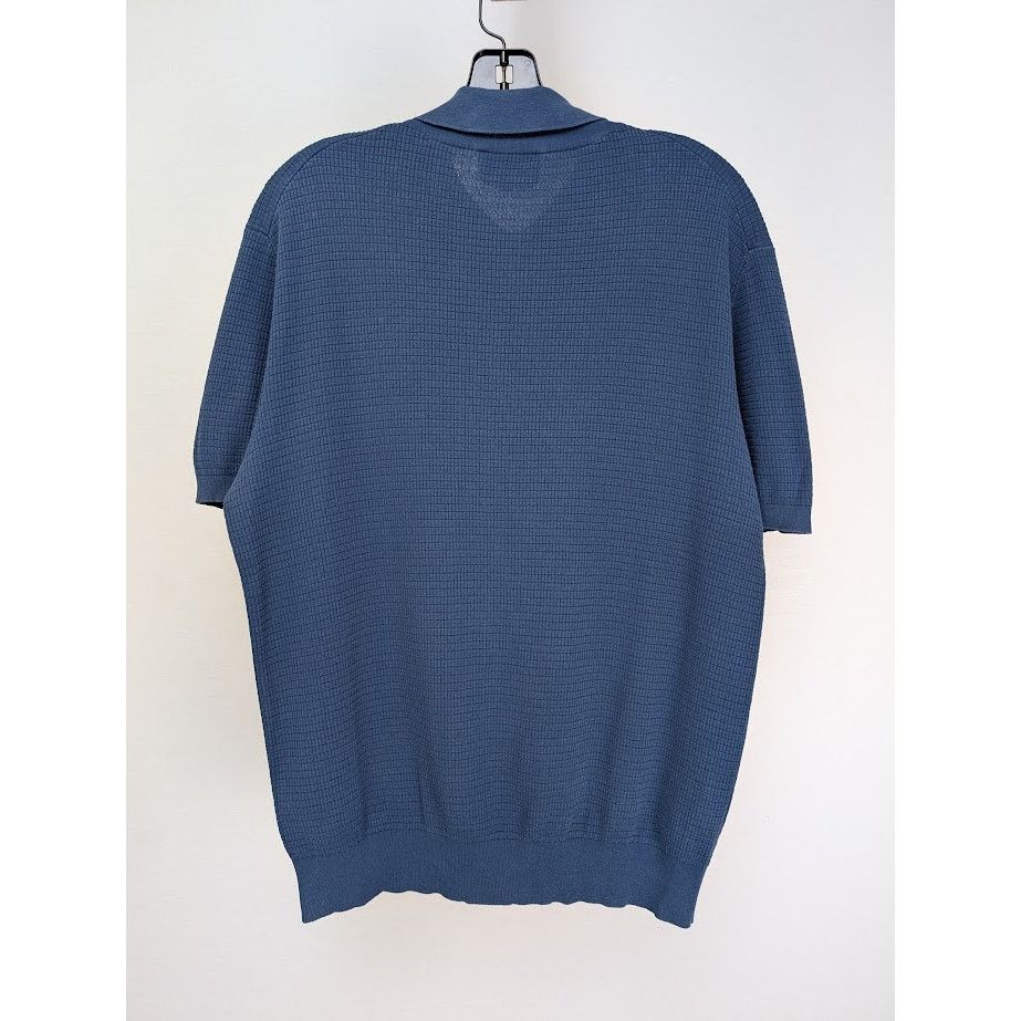 Hermes o1rshd1 CC20 Button Polo Shirt in Blue Size US M / EU 48-50 / 2 - 7 Thumbnail