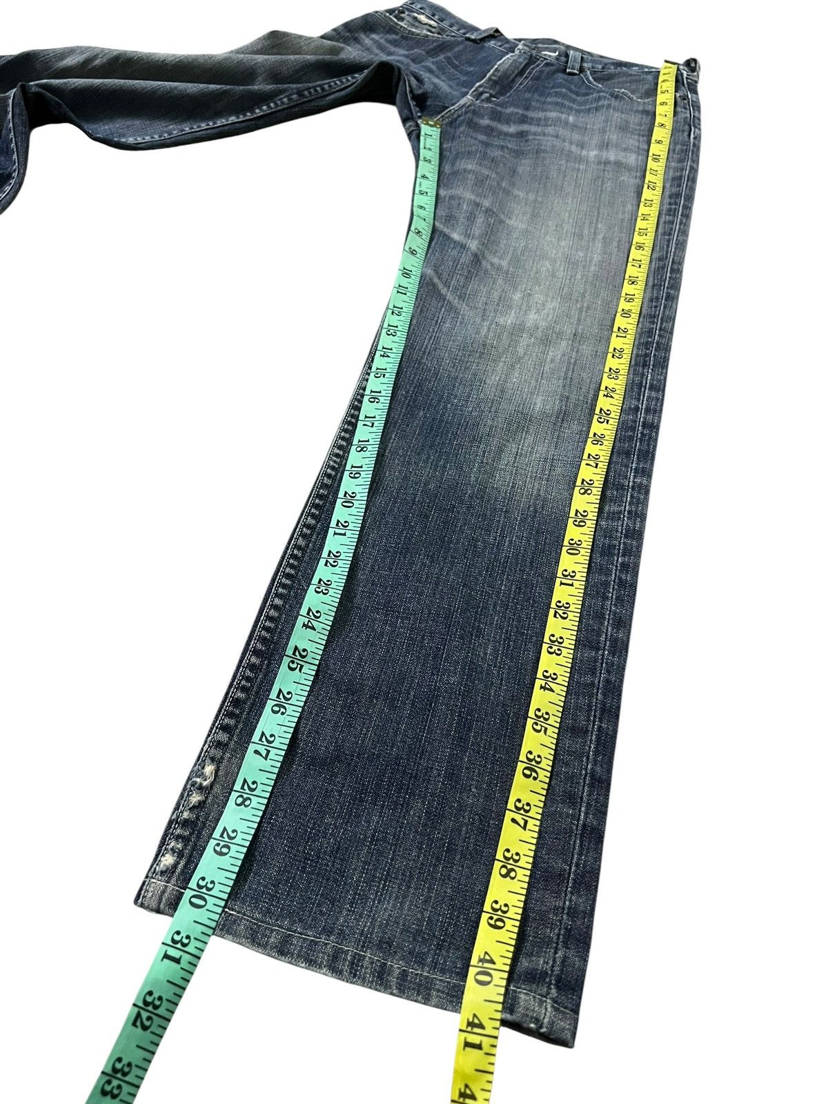 Levi's Vintage Levis 502 Mud Wash Distress Jean Size US 28 / EU 44 - 5 Thumbnail