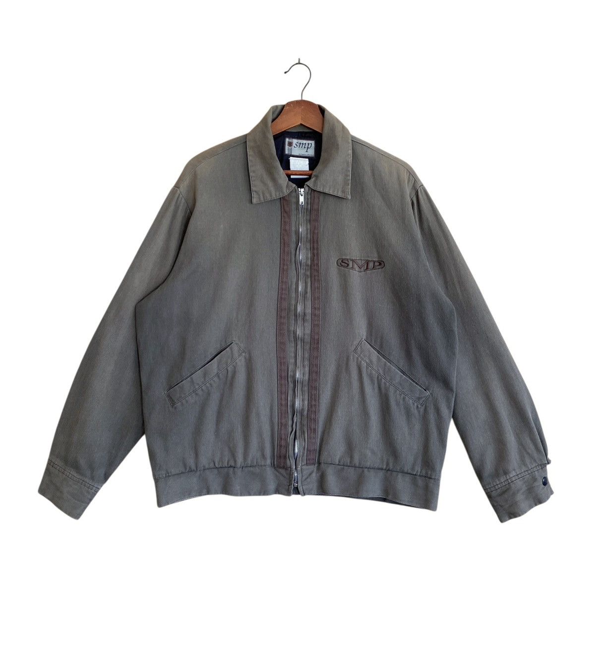 Vintage Very Rare Vintage Brand SMP Made In USA Bomber Jacket 1990s Size US M / EU 48-50 / 2 - 1 Thumbnail
