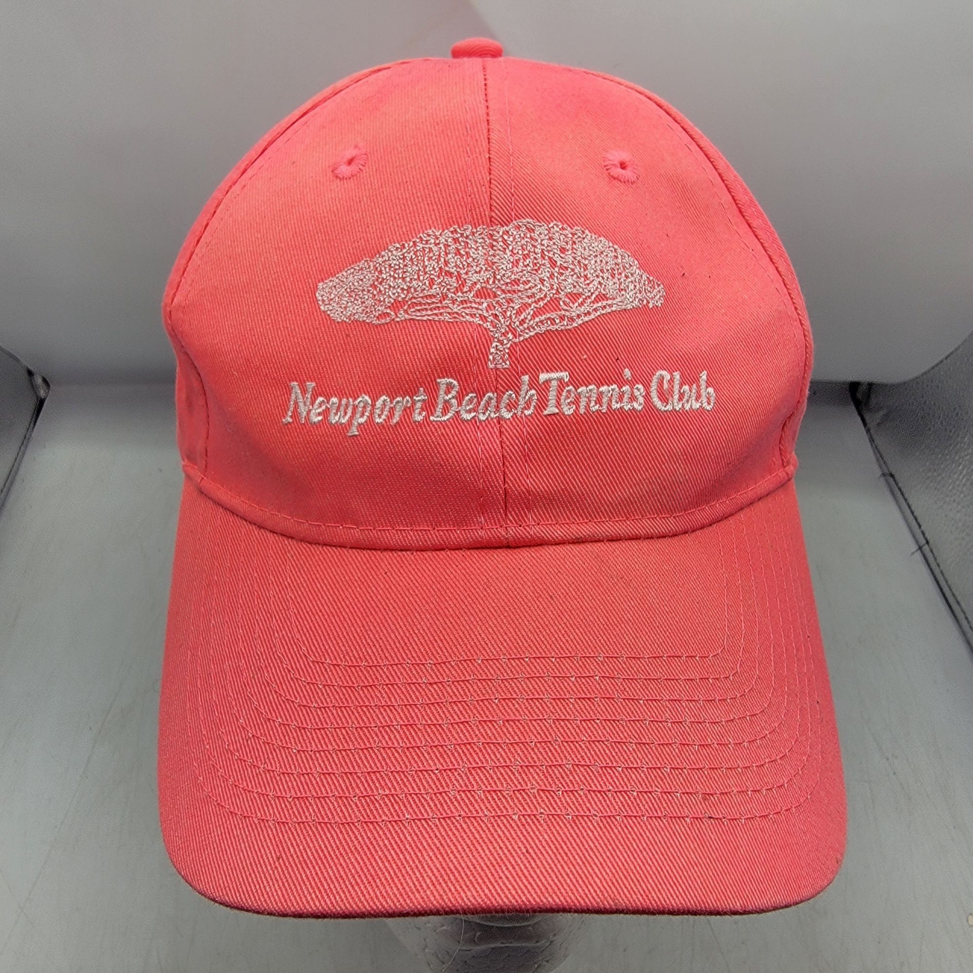 Other Newport Beach Tennis Club Adults Coral Pink Hat Cap Casual O Size ONE SIZE - 1 Thumbnail