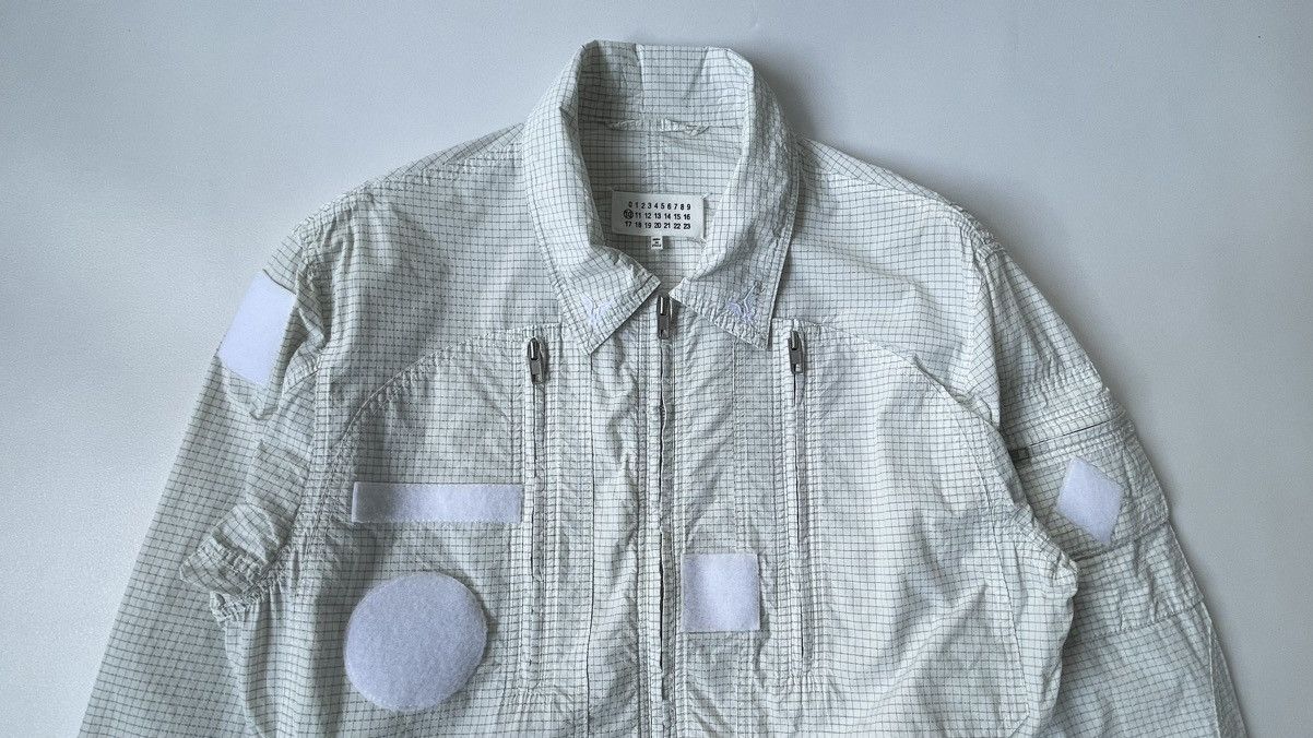 Maison Margiela S/S 19 Grid Check Nylon Flight Suit / Boiler Suit Size US S / EU 44-46 / 1 - 3 Thumbnail