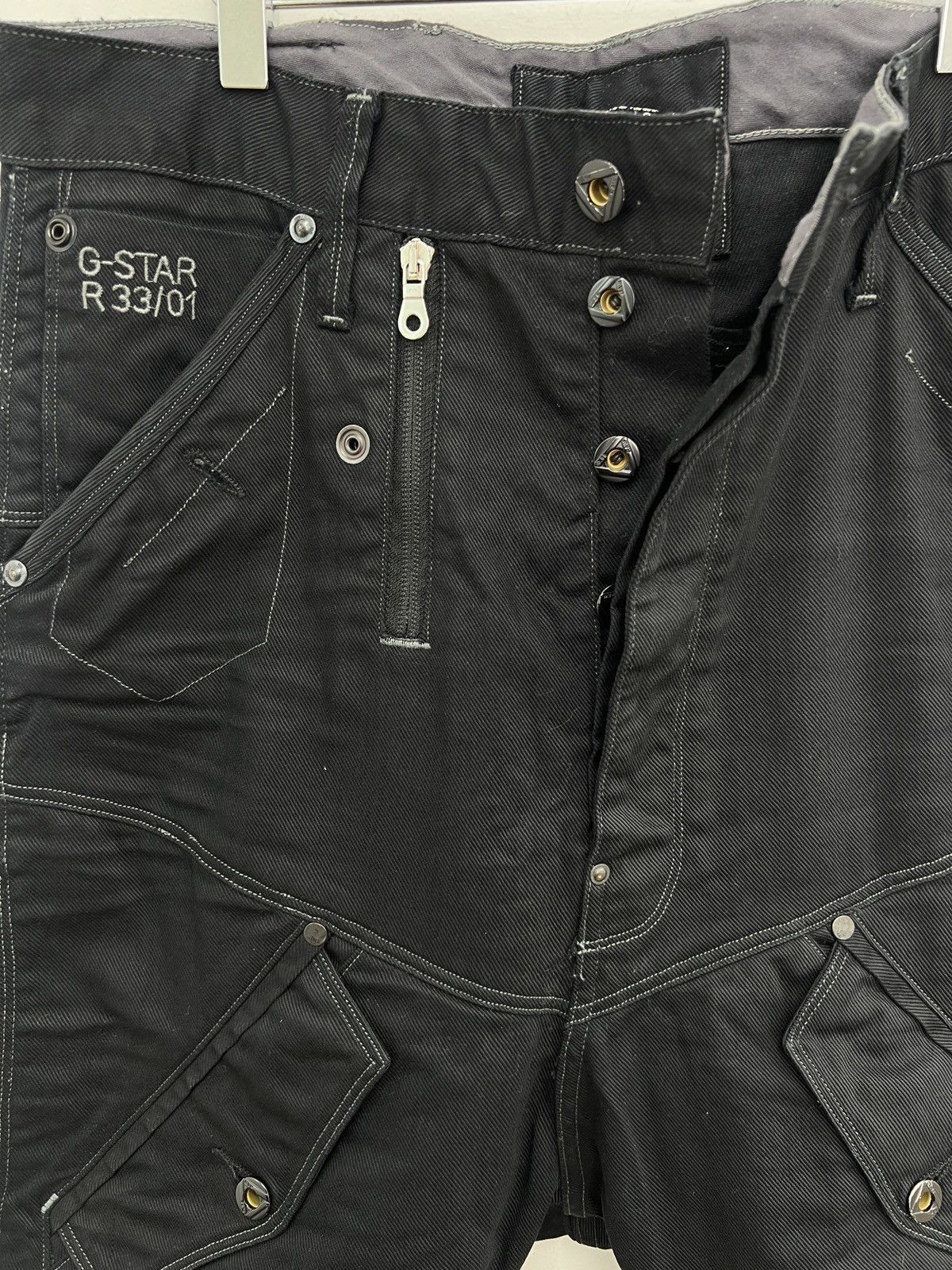 G-Star G-Star Raw Multi Pocket Riders Pants Size US 32 / EU 48 - 3 Thumbnail