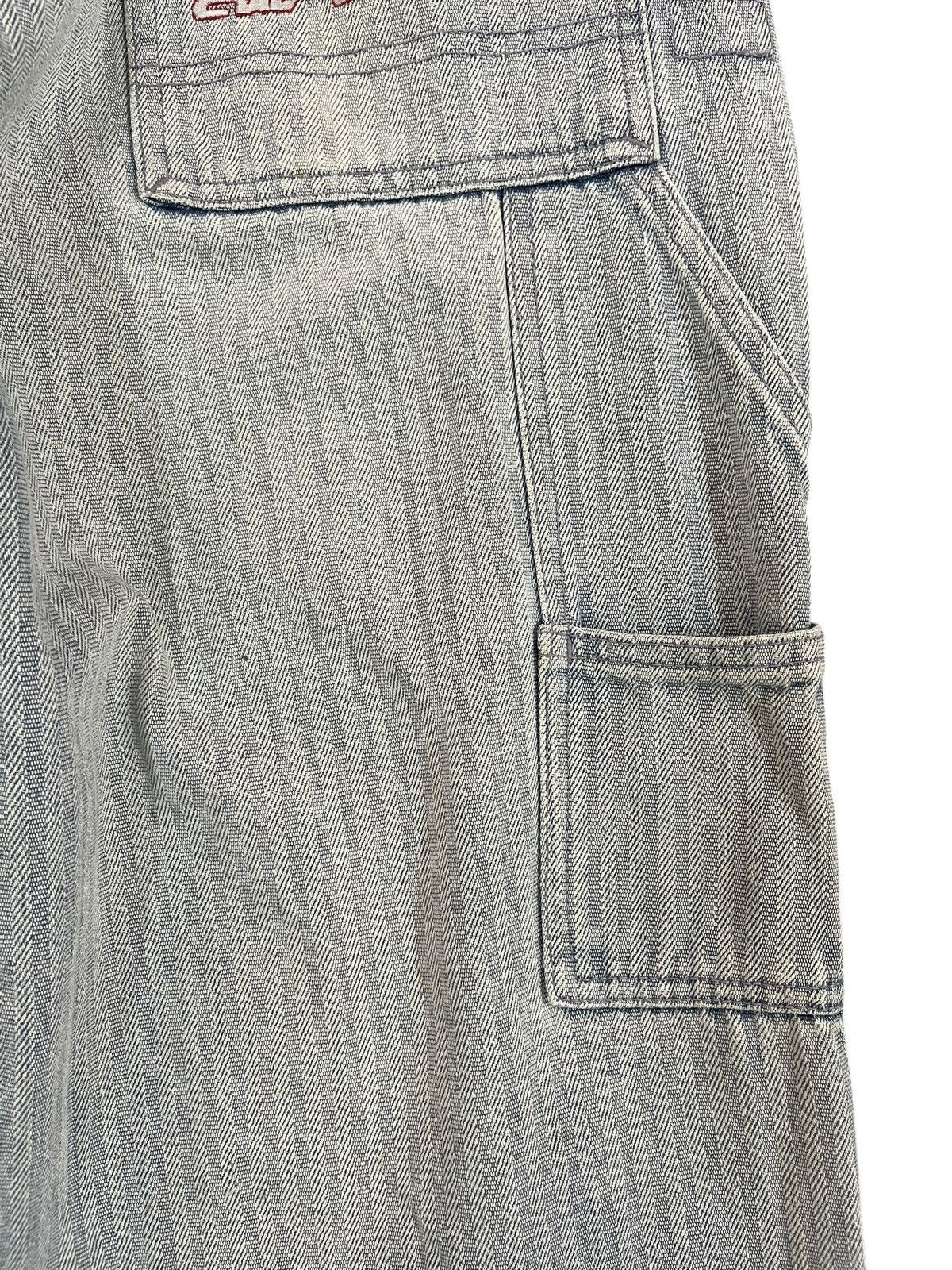 Airwalk Vintage Airwalk Hickory Stripe Unique Cargo Carpenter Denim Size US 29 - 10 Thumbnail