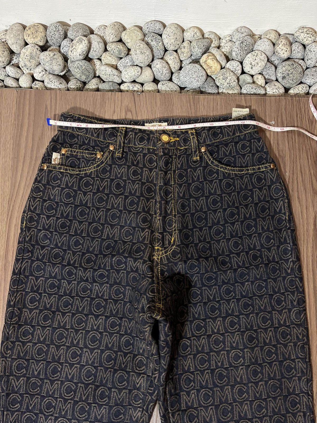 MCM MCM Legere Vintage Monogram Denim Size US 26 / EU 42 - 13 Thumbnail