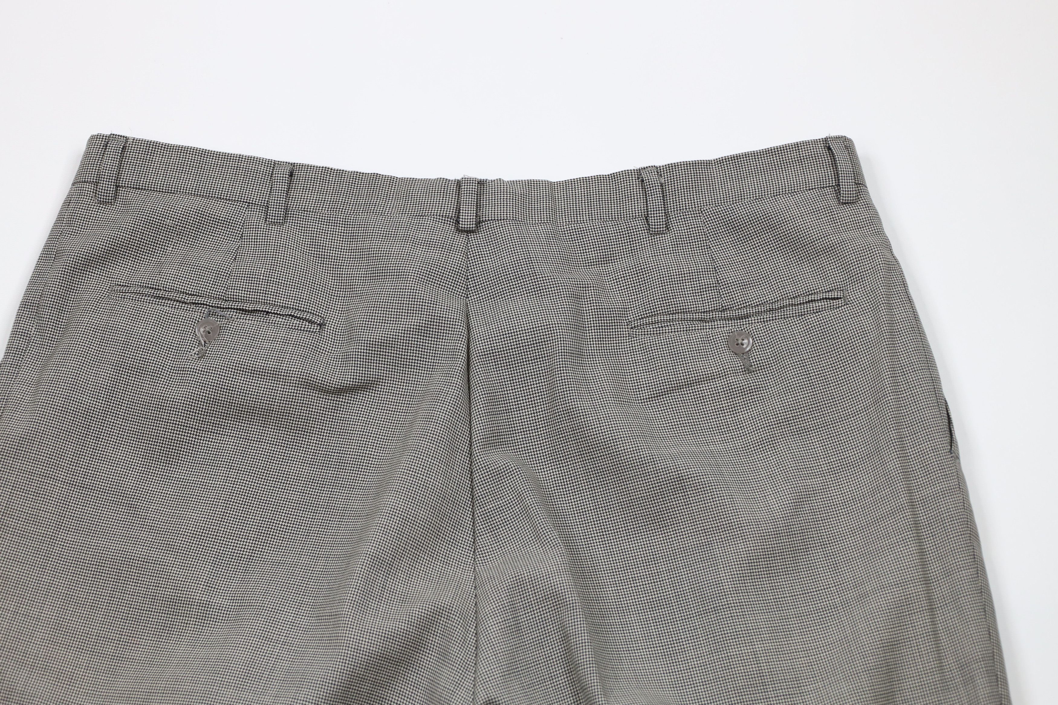 Vintage Vintage 90s Streetwear Houndstooth Wide Leg Chino Pants Size US 38 / EU 54 - 9 Thumbnail