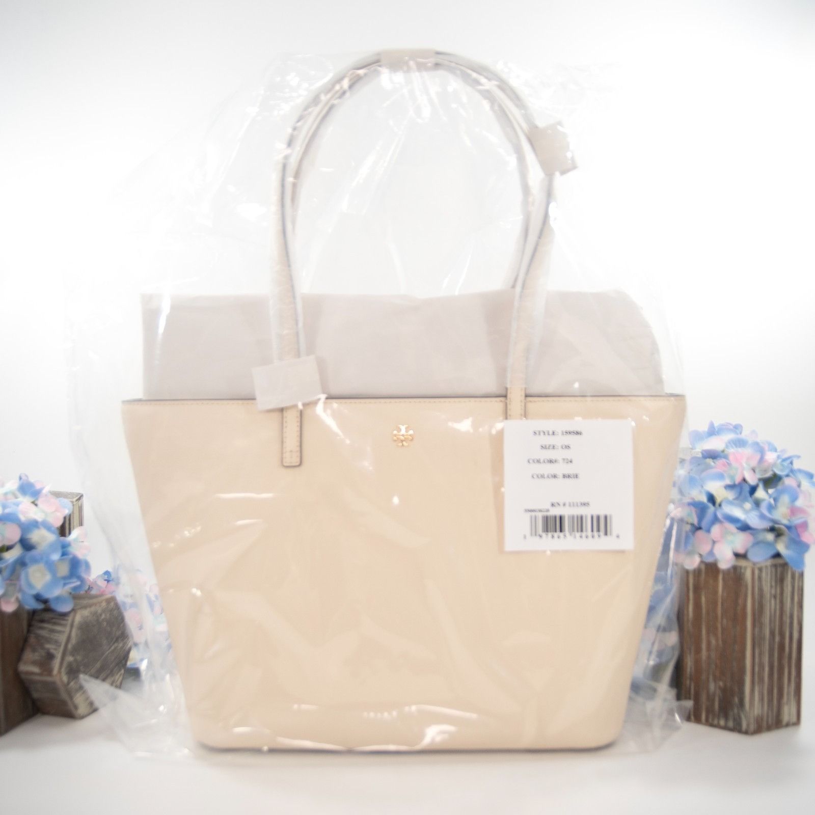 Tory Burch Tory Burch Robinson Brie Saffiano Leather Small Tote Bag NWT Size ONE SIZE - 8 Thumbnail