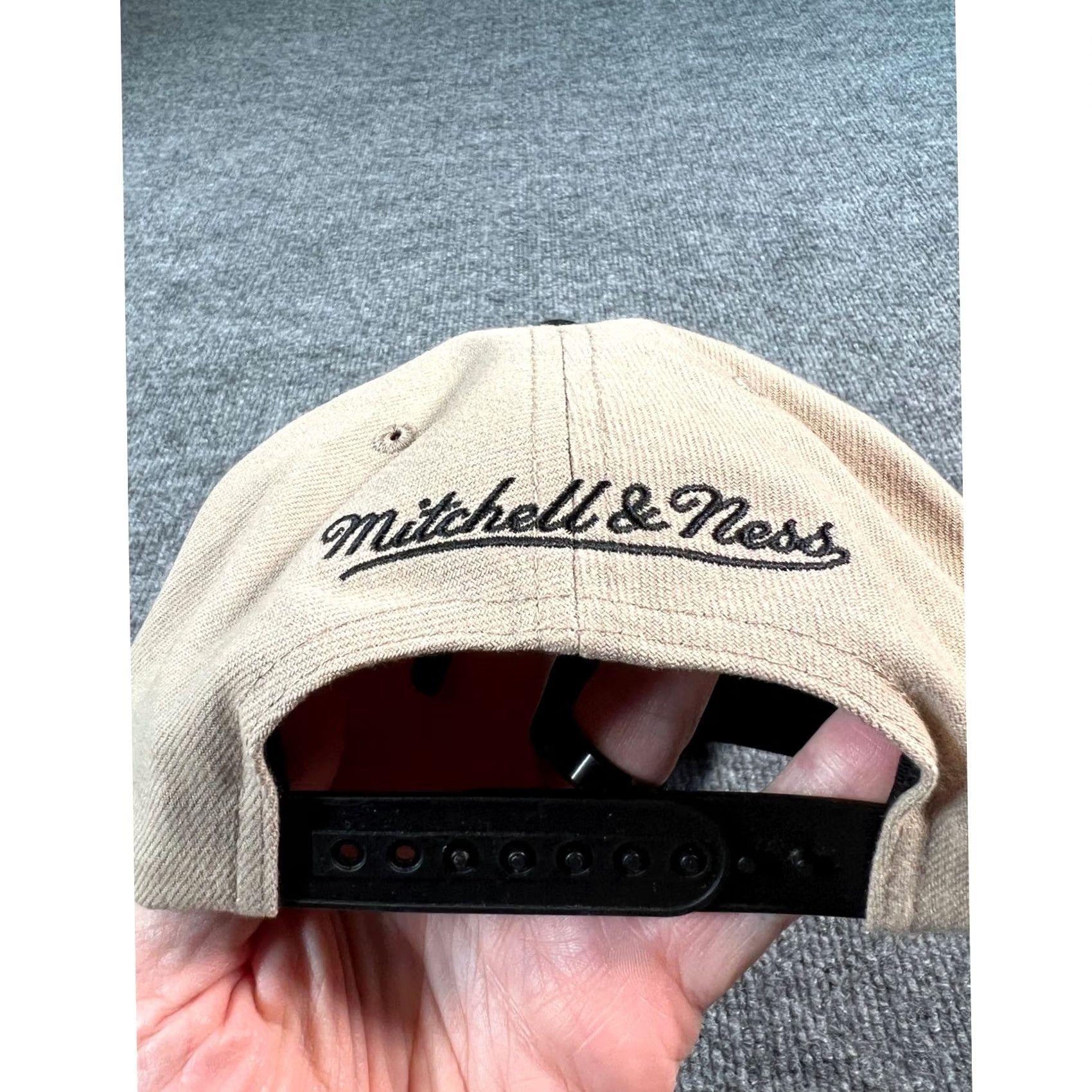 Mitchell & Ness Mitchell & Ness Miami Heat Snapback Hat - Retro Brown Mens Baseball Cap Size ONE SIZE - 7 Thumbnail