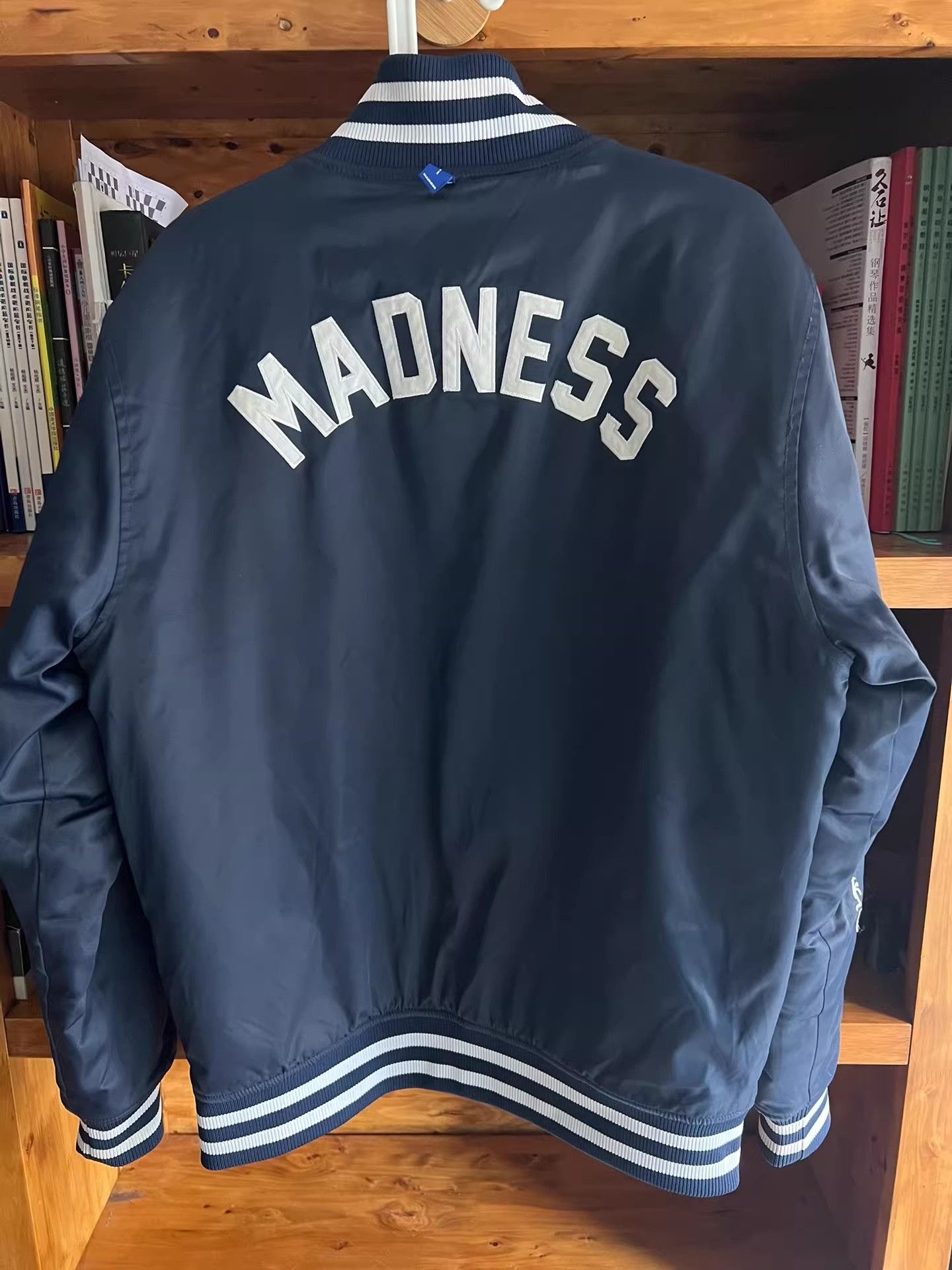 Madness Madness 14AW Indigo Baseball Jacket Size US L / EU 52-54 / 3 - 6 Thumbnail
