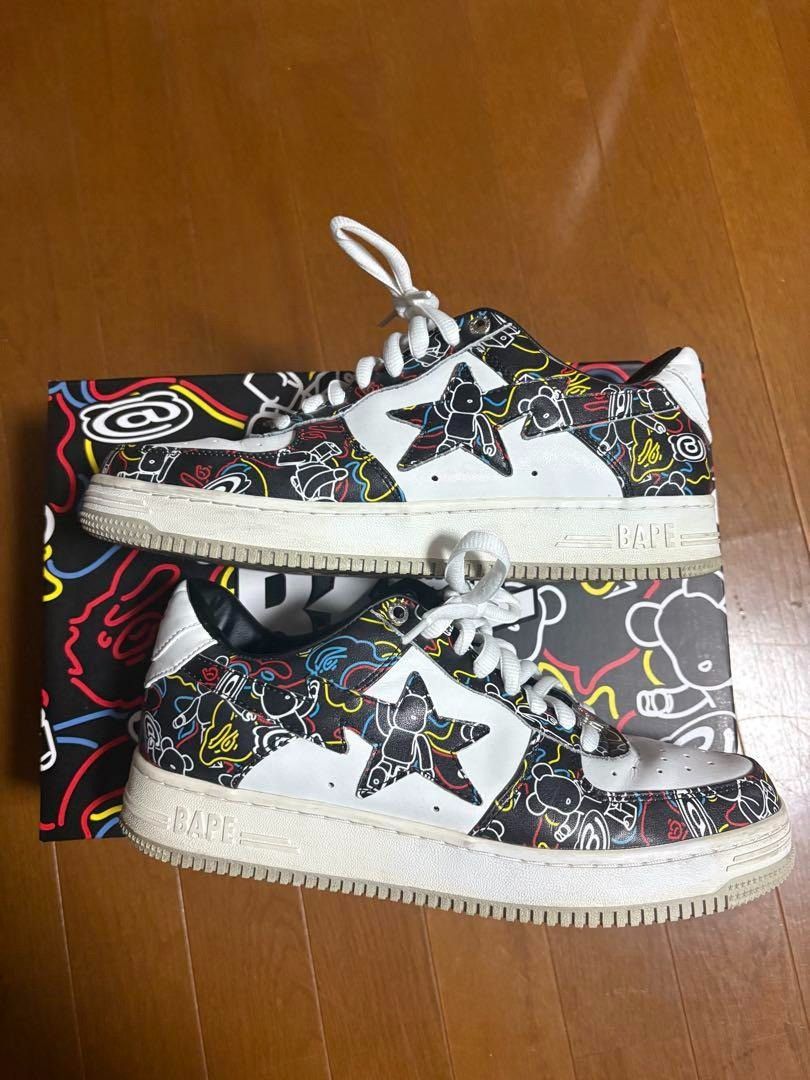 A BATHING APE× BE@RBRICK BAPESTA US9.5 Bape A BATHING APE × BE@RBRICK BAPESTA Multicolor US9.5 | Grailed
