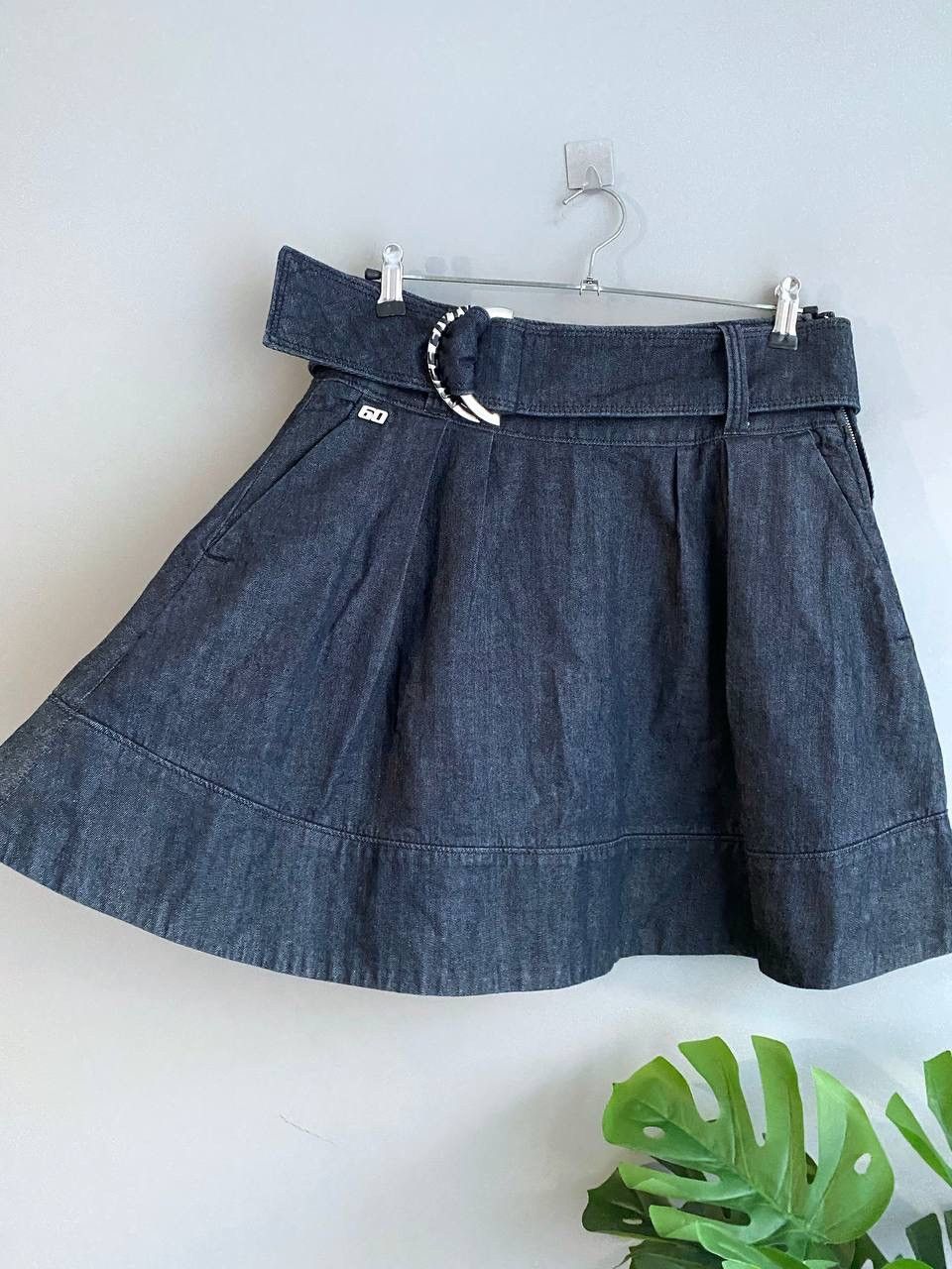 Miss Sixty Miss Sixty 00s Vintage Y2K Denim Mini Skirt, Size L Size 32" / US 10 / IT 46 - 6 Thumbnail