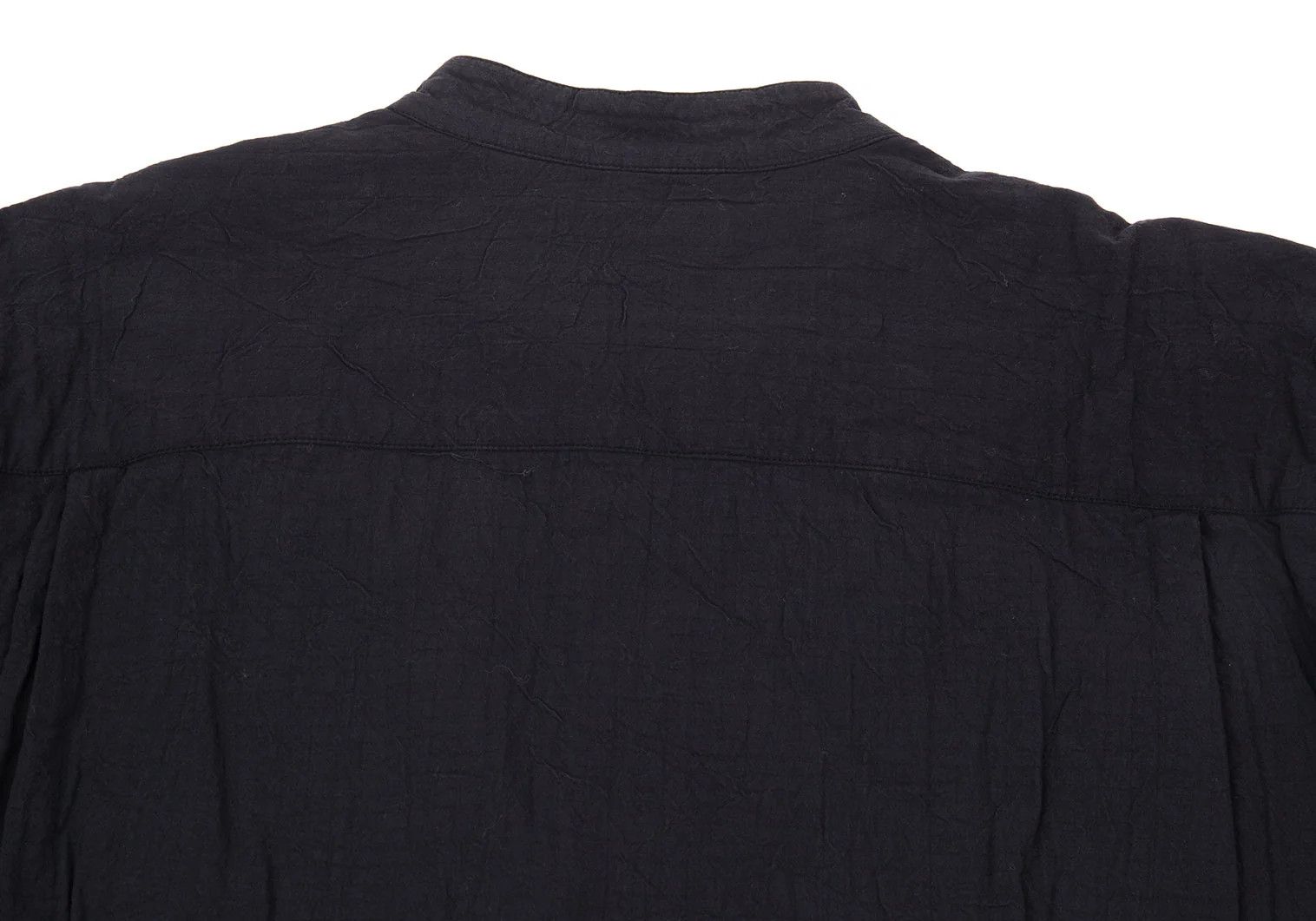 Issey Miyake Cotton Mao Collar Shirt in Navy, Size 3 Size US L / EU 52-54 / 3 - 14 Thumbnail