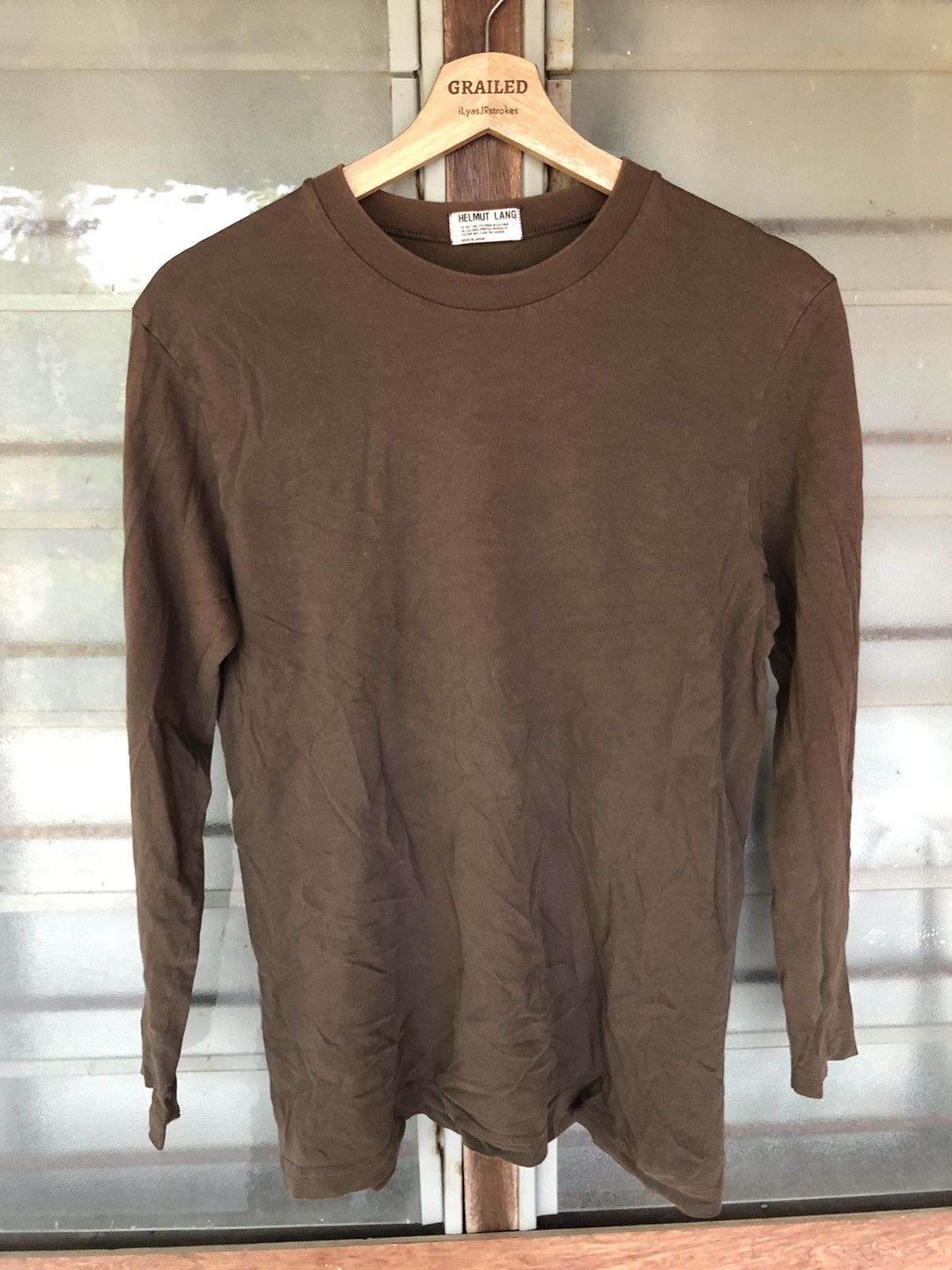 Helmut Lang Vintage Helmut Lang Long Sleeve Tee Size US M / EU 48-50 / 2 - 2 Thumbnail