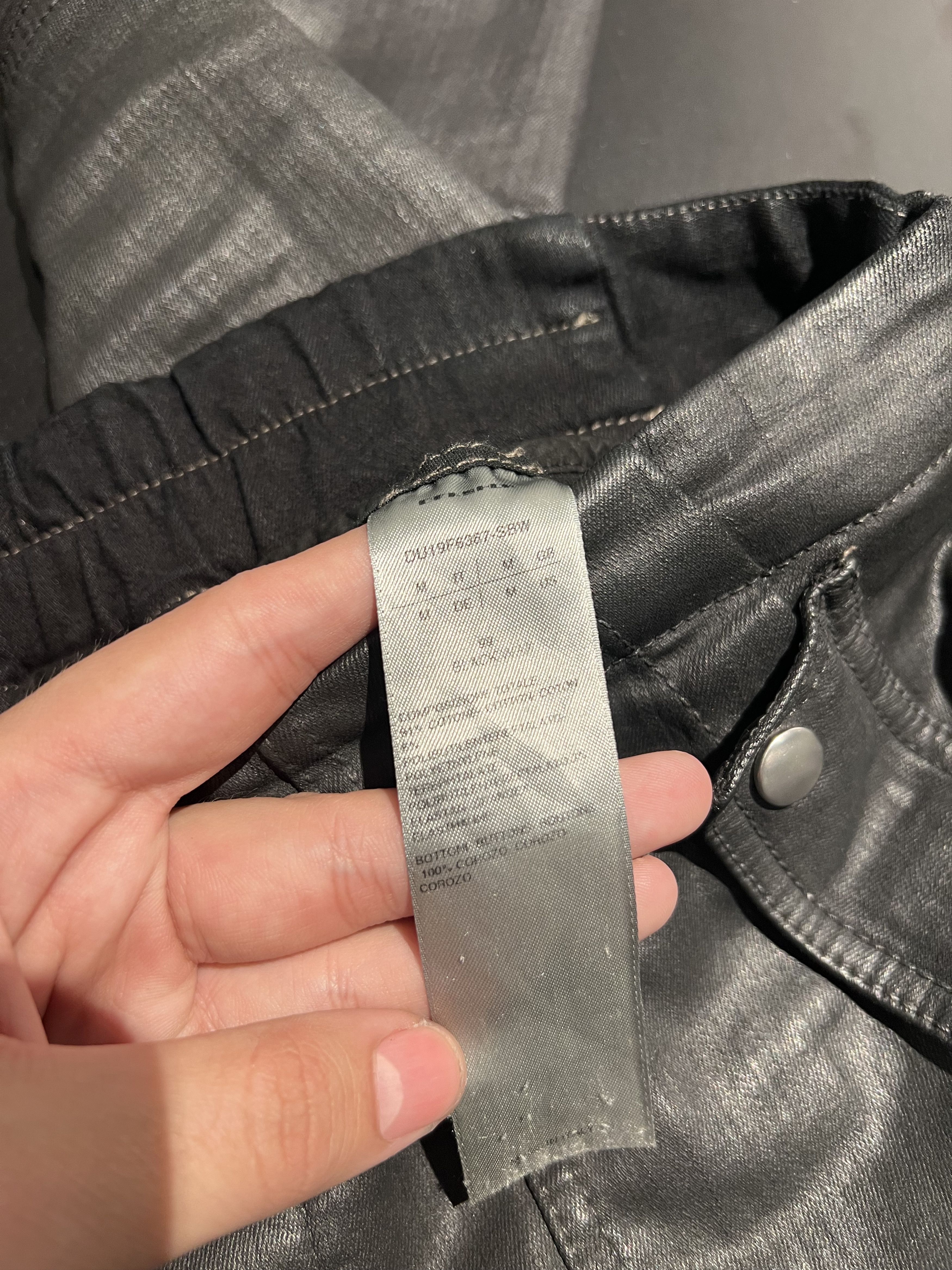 Rick Owens × Rick Owens Drkshdw Rick Owens Waxed Aircut Size US 34 / EU 50 - 4 Thumbnail