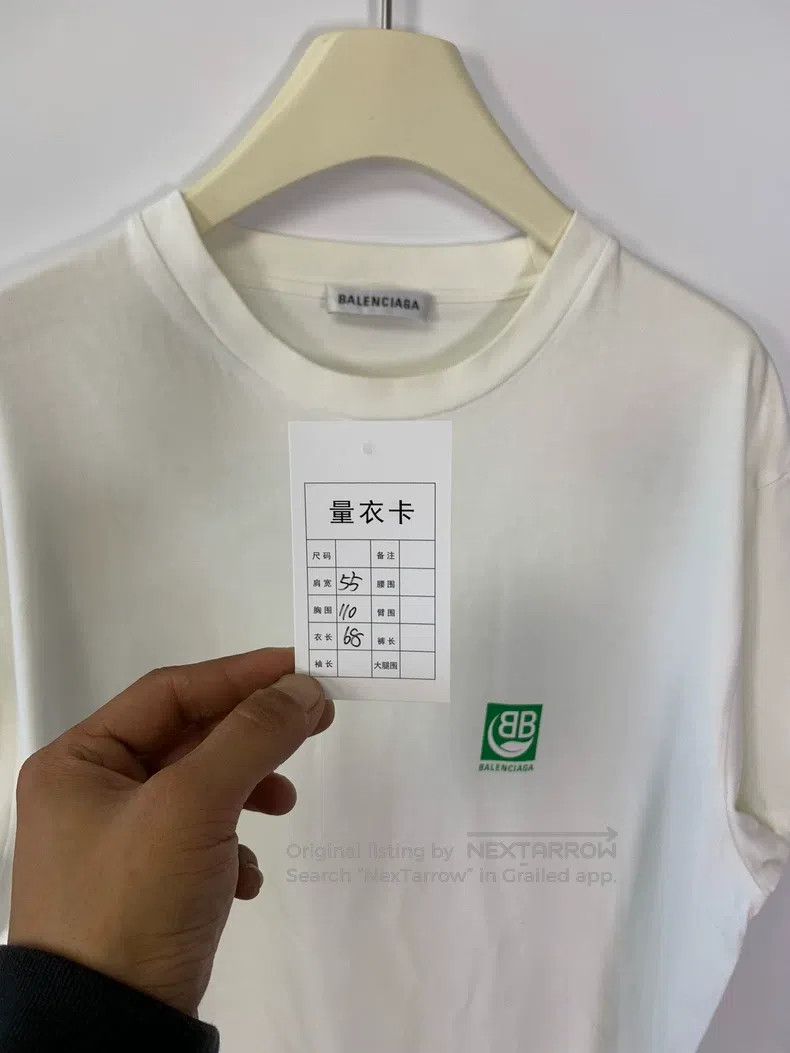 Balenciaga Balenciaga Logo Eco-Friendly Short Sleeve T-Shirt, Women's Size M / US 6-8 / IT 42-44 - 5 Thumbnail
