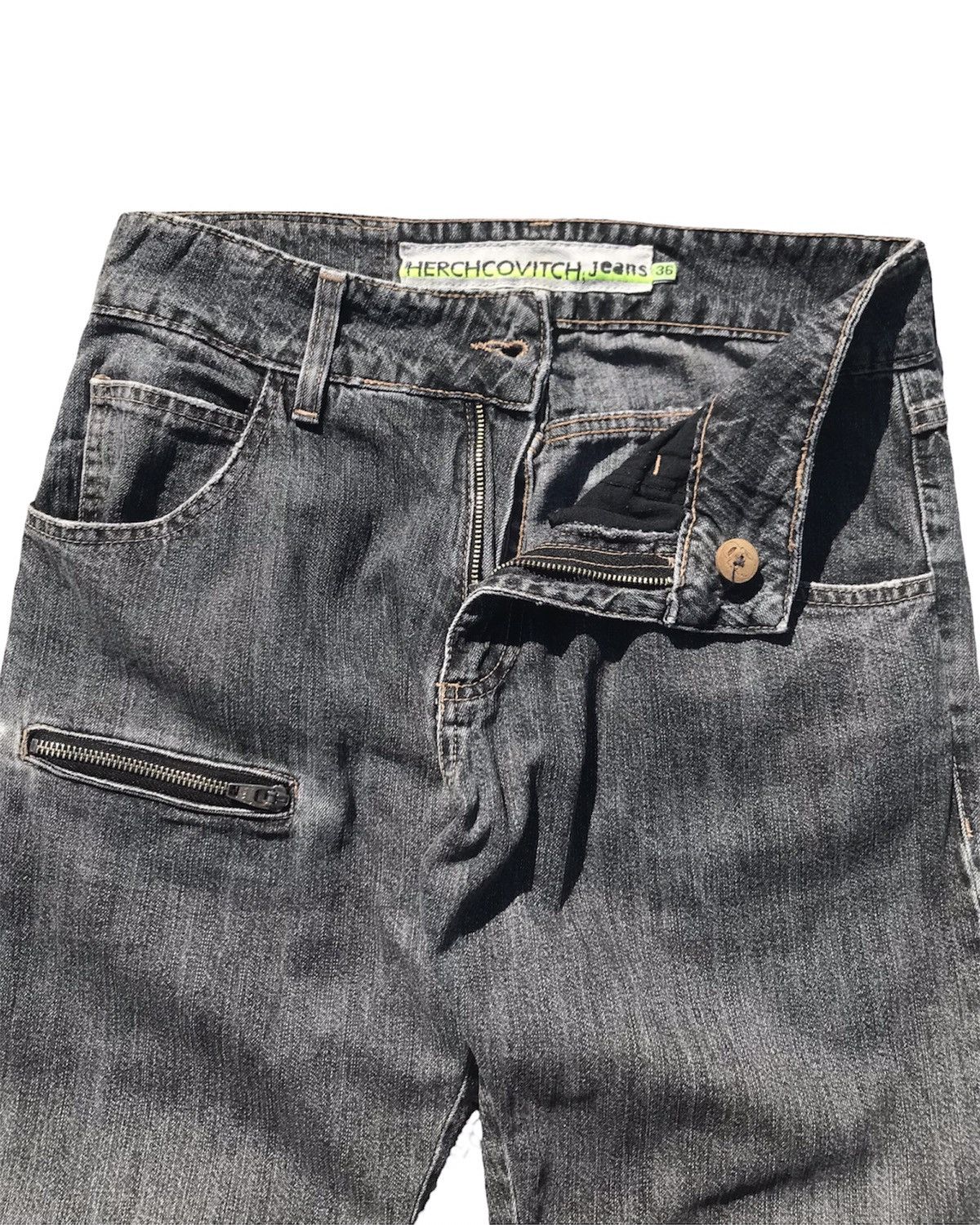 Alexandre Herchcovitch Vintage Herchcovitch Ankle Buttons Jeans Size US 28 / EU 44 - 10 Thumbnail