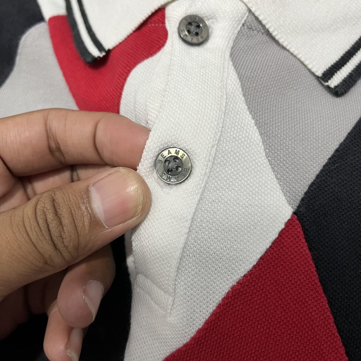 Beams Japan Beams Polo Shirt Ringer Tee Size US L / EU 52-54 / 3 - 6 Thumbnail