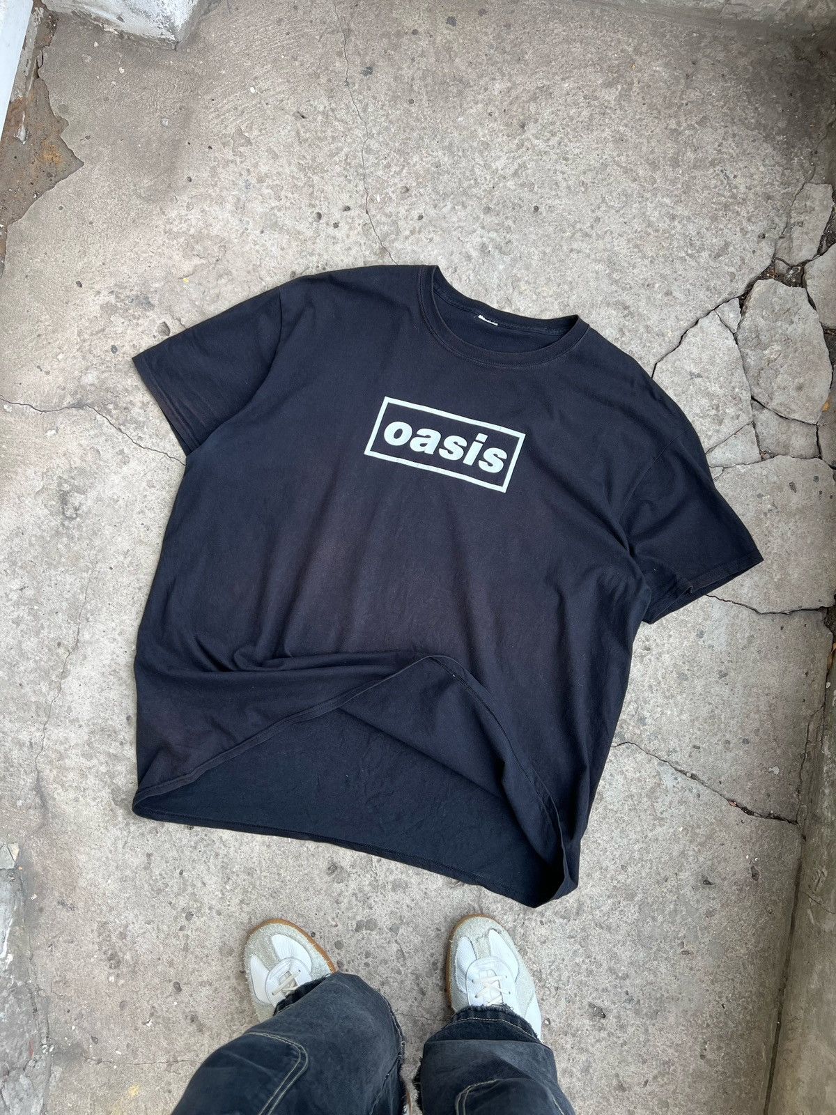 Band Tees Vintage Oasis faded tee Definitely Maybe T Shirt Radiohead Size US XXL / EU 58 / 5 - 1 Thumbnail