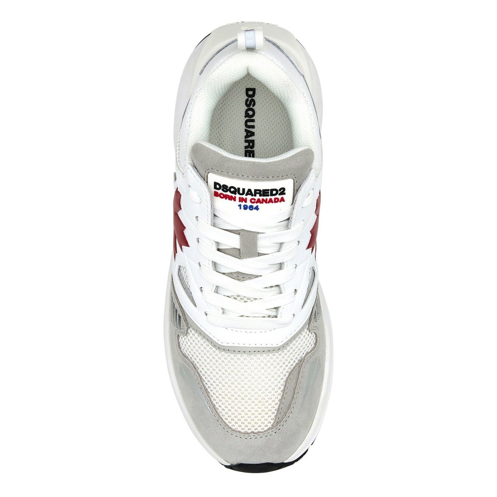 Dsquared2 DSQUARED2 Two Tone White Dash Sneakers New & Authentic (Wome Size US 6 / EU 39 - 4 Thumbnail