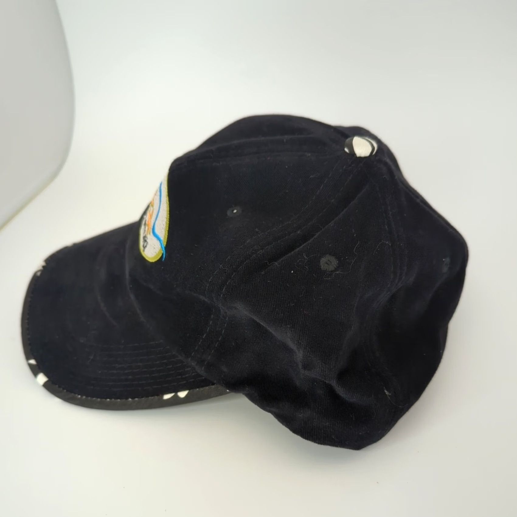 Vintage VINTAGE Diamond Head Gear Hawaii Ball Cap Hat Floral Underbill Embroidered Black Adjustable Men Baseball Cap Canvas Cotton Size ONE SIZE - 4 Thumbnail