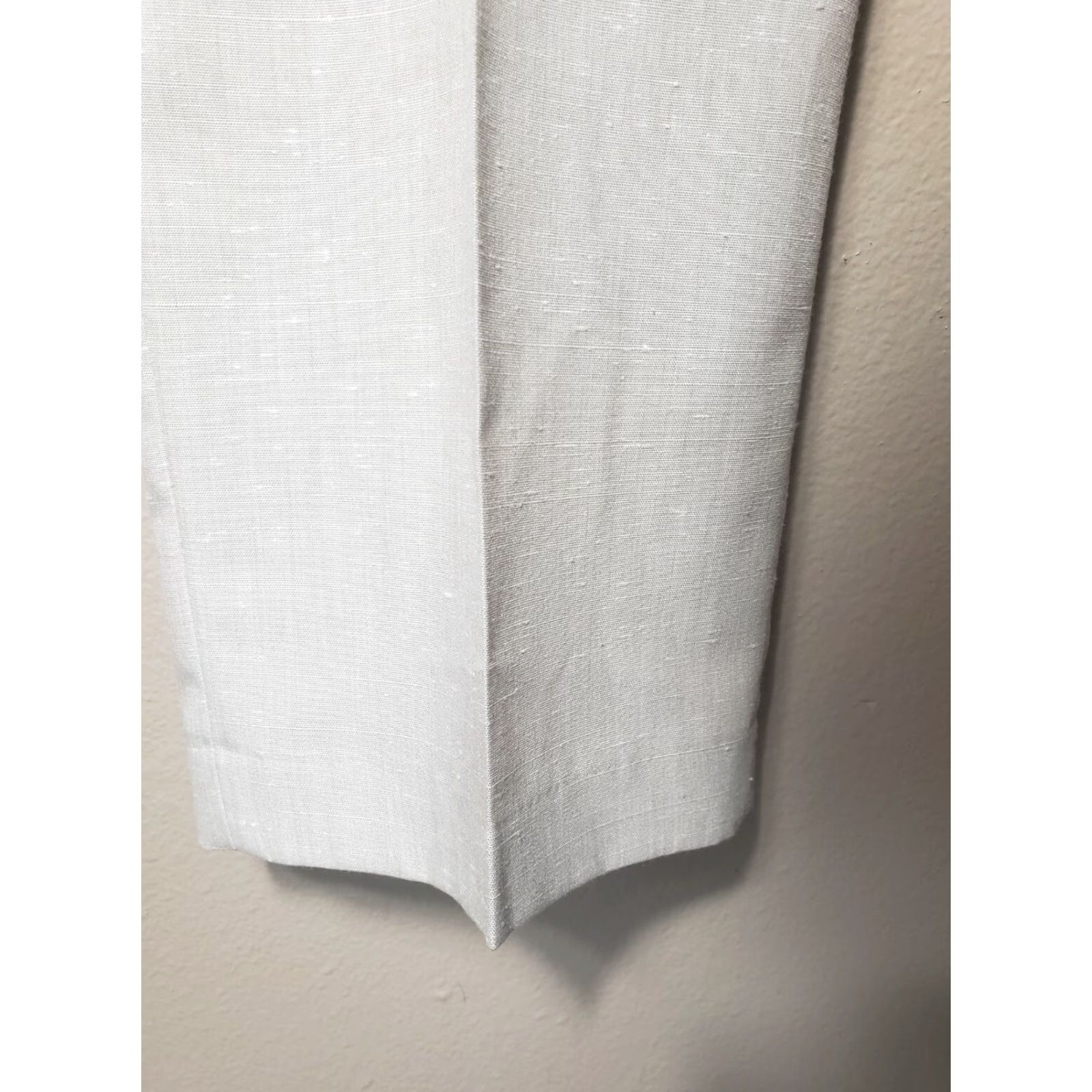 Haggar VINTAGE Haggar Presstige Dress Pants Flat Front NWT Summer Weight 40x30 Beige Regular 30 Inseam Mens Size US 40 / EU 56 - 3 Thumbnail