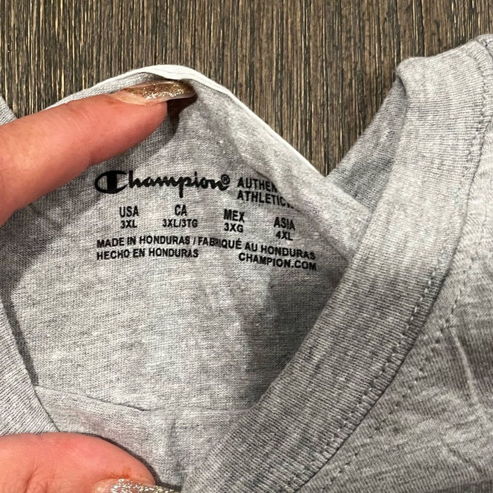 Champion NWT Champion Gray Multi-Colored Graphic Crop Top - Size 3X Size 3XL / US 20-22 - 3 Thumbnail