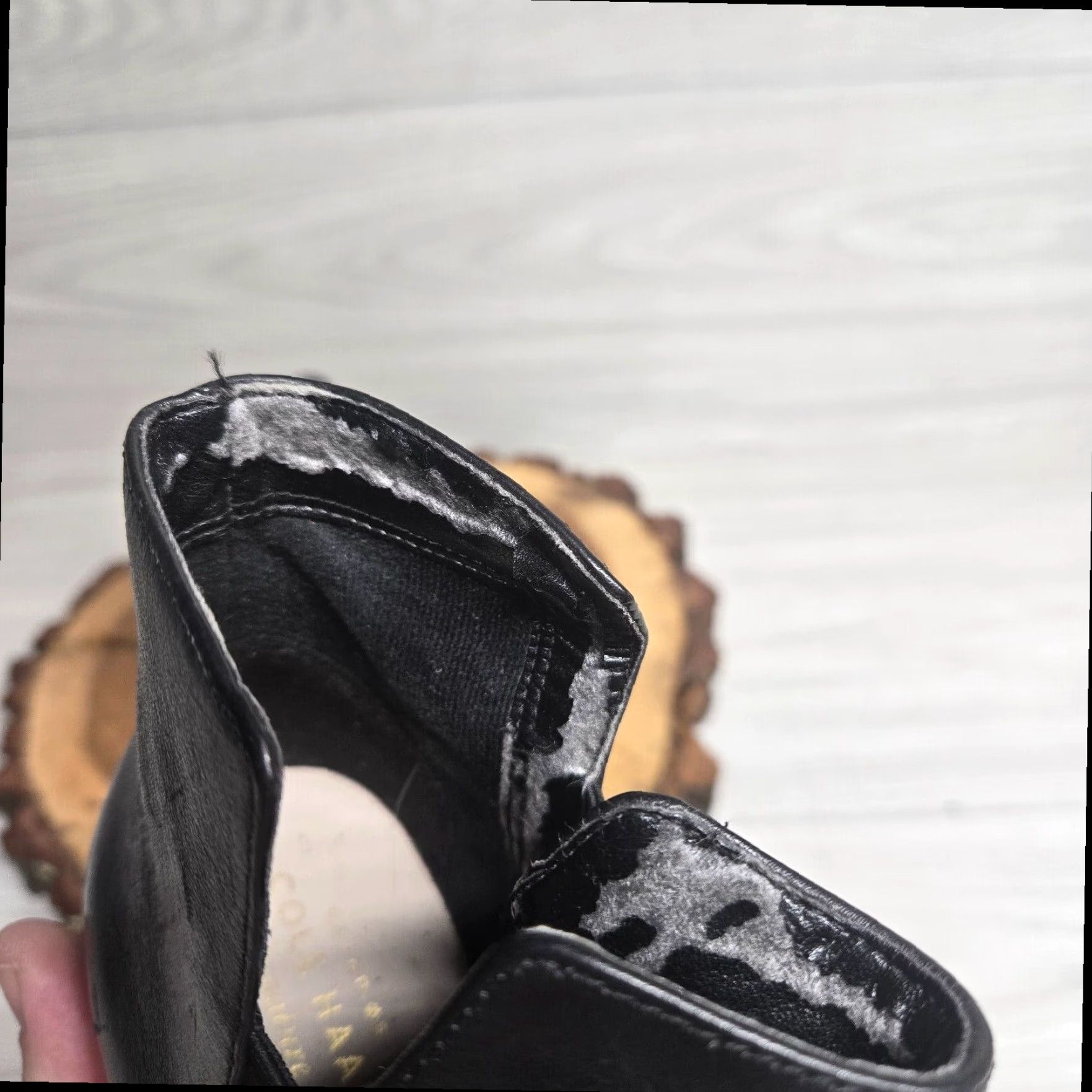 Cole Haan Cole Haan Women's Black Leather Ankle Bootie Boot Size 6.5 Size US 7 / IT 37 - 5 Thumbnail