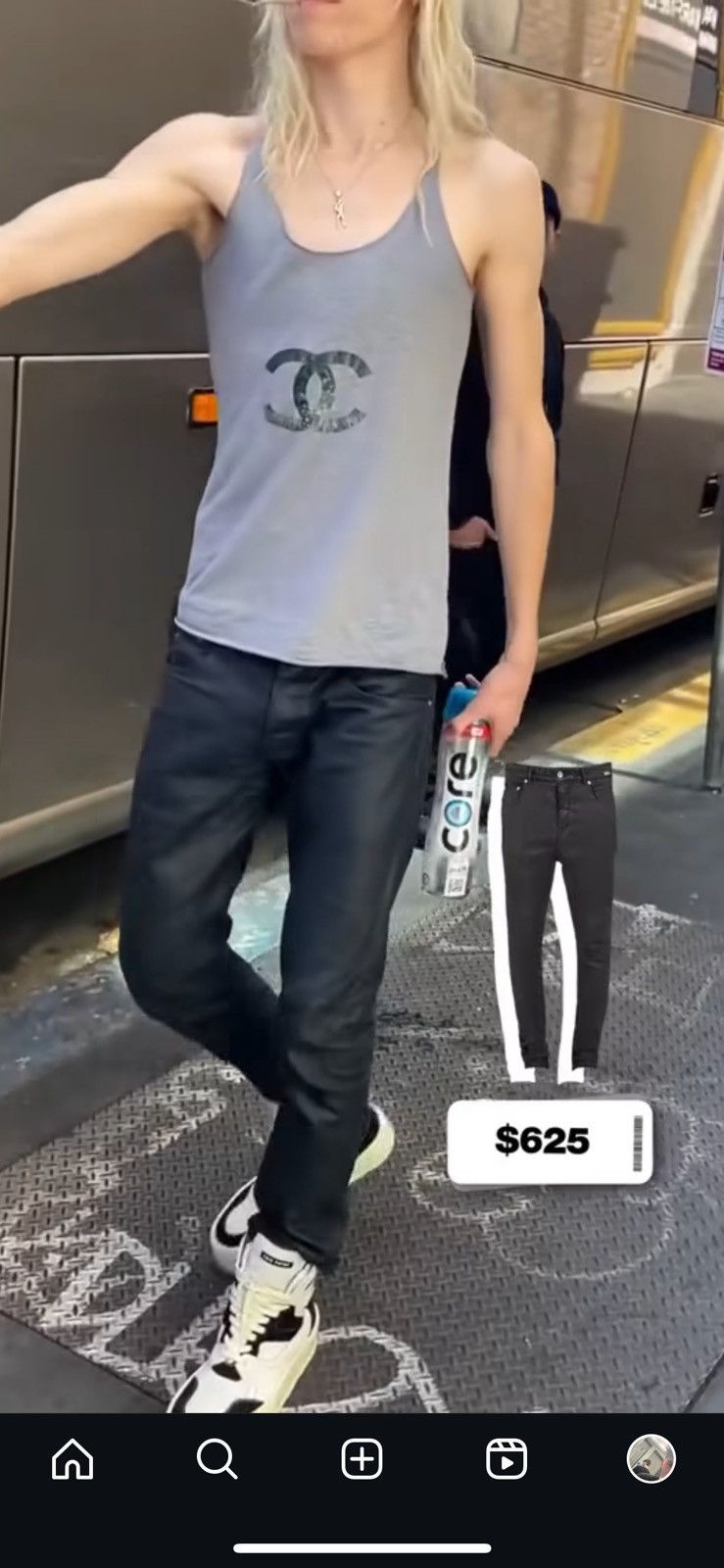 Rick Owens × Rick Owens Drkshdw Rick Owen’s Detroit cut wax denim Size US 31 - 7 Thumbnail