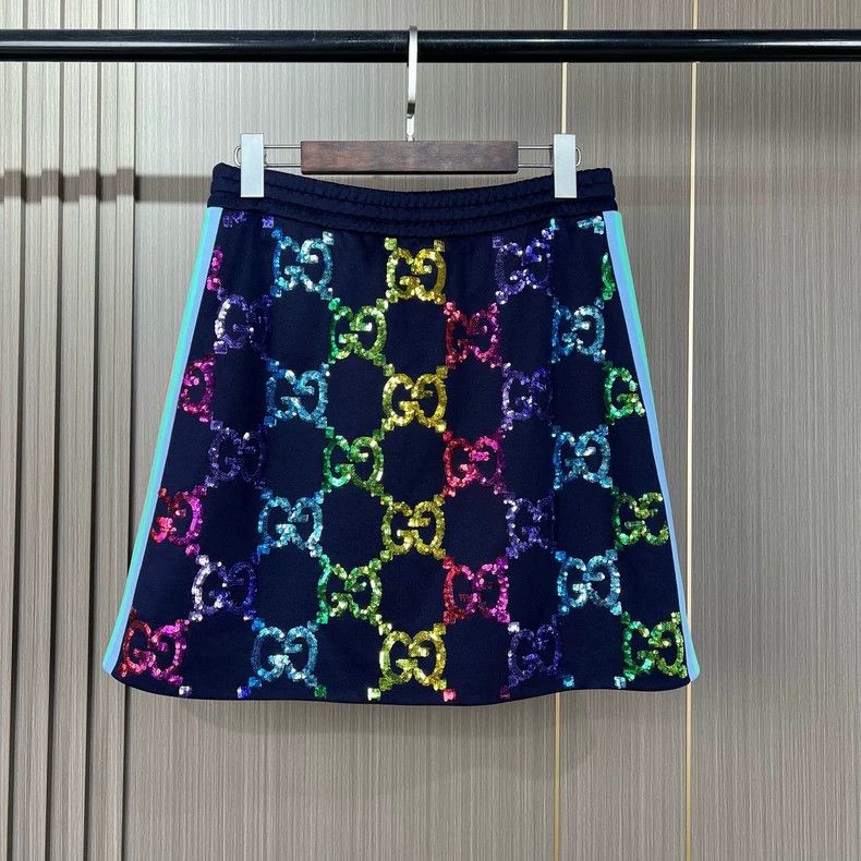 Gucci Gucci Size M Jumping candy full print old flower sequin sk Size 42" / US 20 - 2 Thumbnail