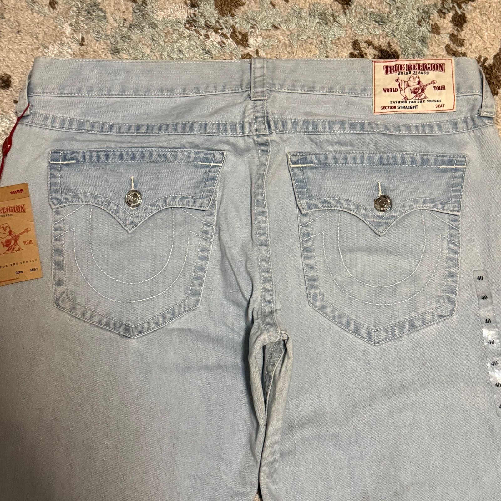 True Religion NWT True Religion Straight Flap Pocket Jeans Size 40 Size US 40 / EU 56 - 1 Thumbnail