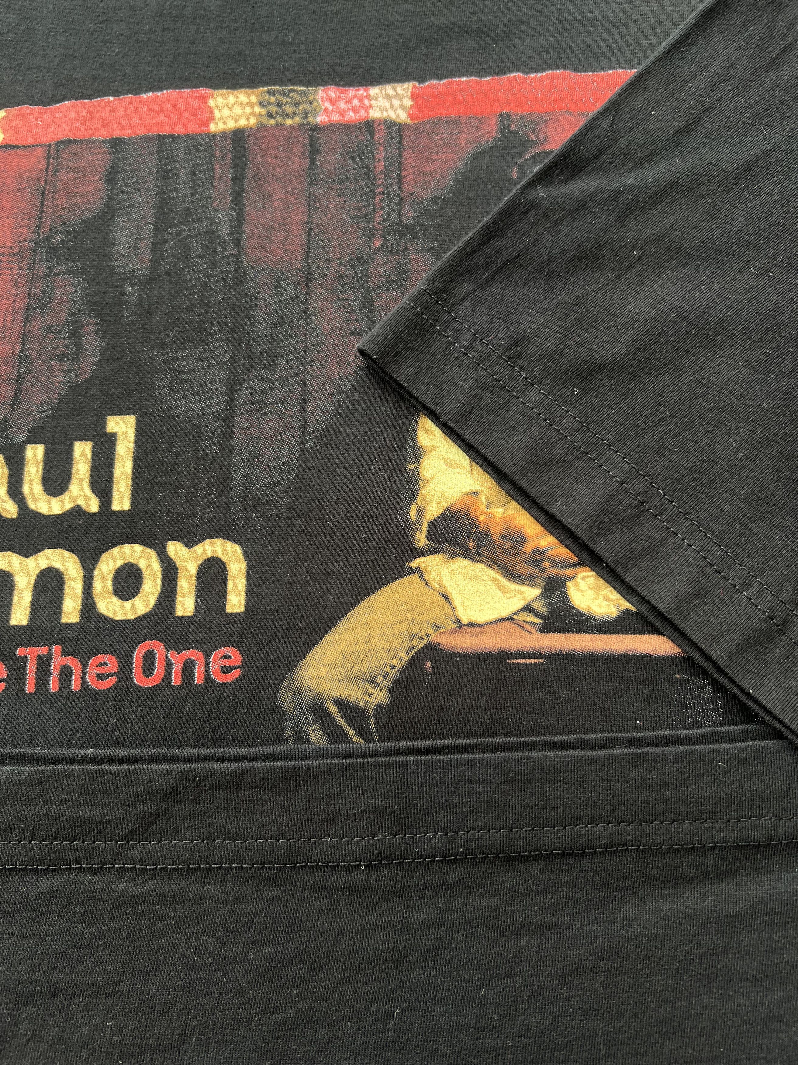 Vintage 90s Paul Simon You're The One Tour Black T-shirt
