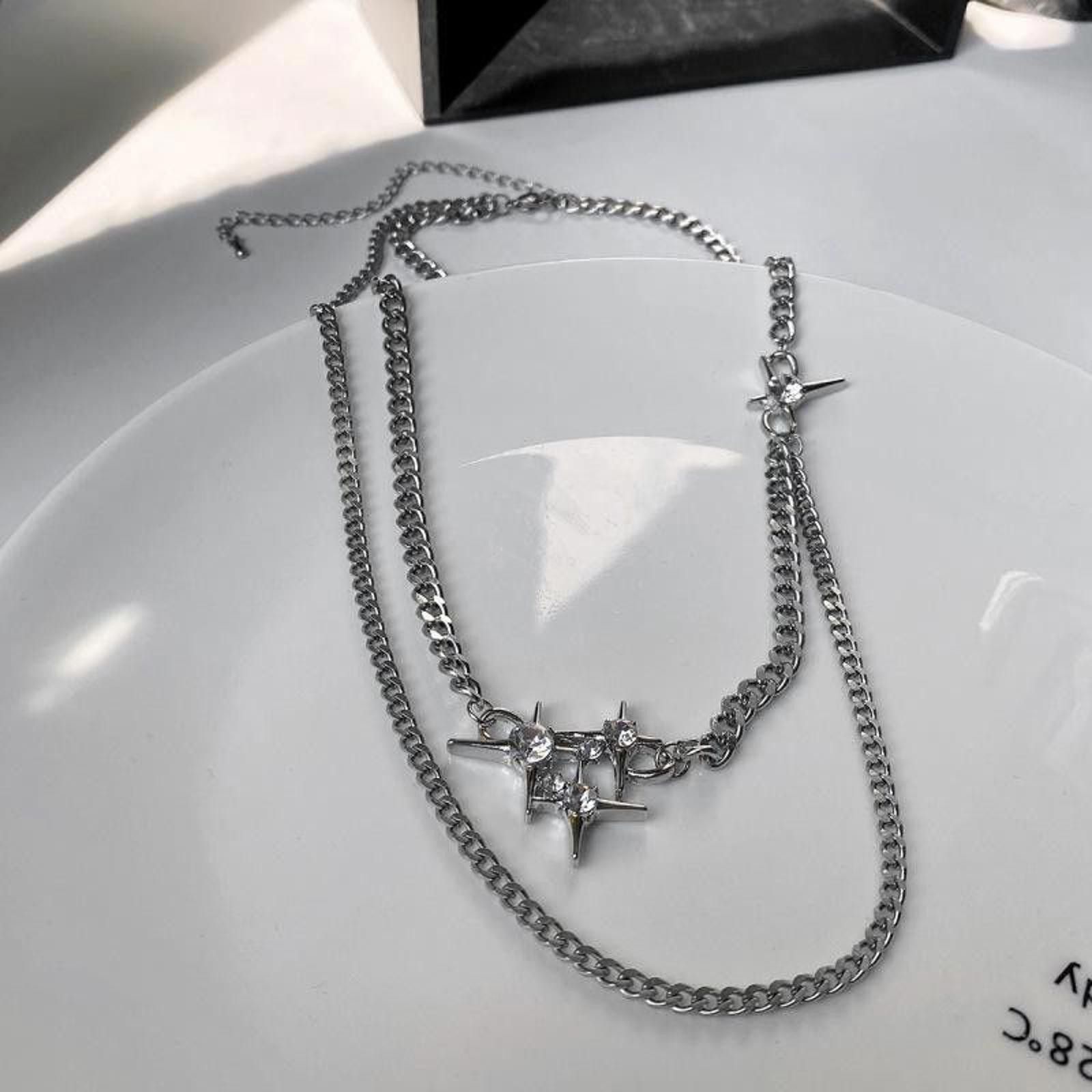 Other y2k Star Layered Necklace Size ONE SIZE - 6 Thumbnail