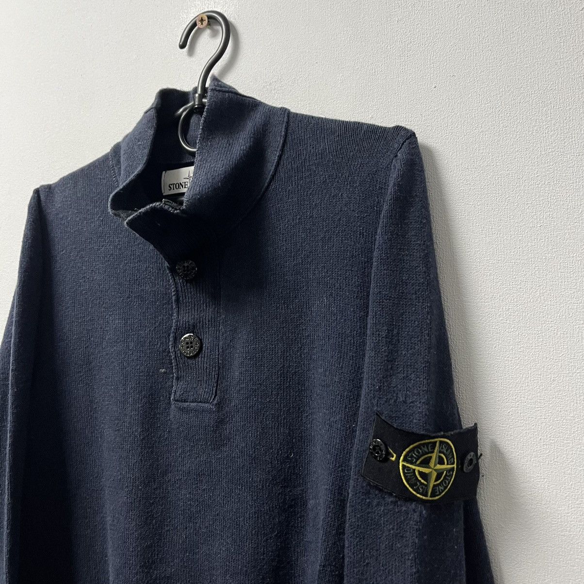 Stone Island Vintage Stone Island 1/4 Zip Up Half Zip Sweater Size US S / EU 44-46 / 1 - 2 Thumbnail